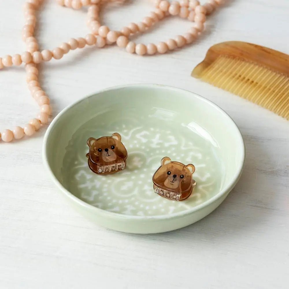 MINI HAIR CLAW CLIP BEARS - OTHERLETTERS