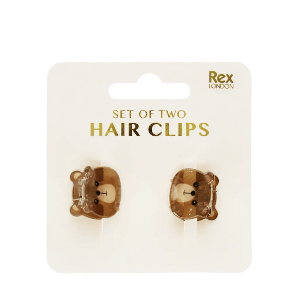 MINI HAIR CLAW CLIP BEARS - OTHERLETTERS