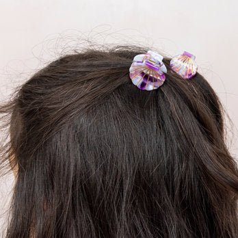 MINI HAIR CLAW CLIP SEASHELLS - OTHERLETTERS