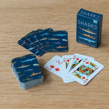 MINI PLAYING CARDS - SHARKS - OTHERLETTERS