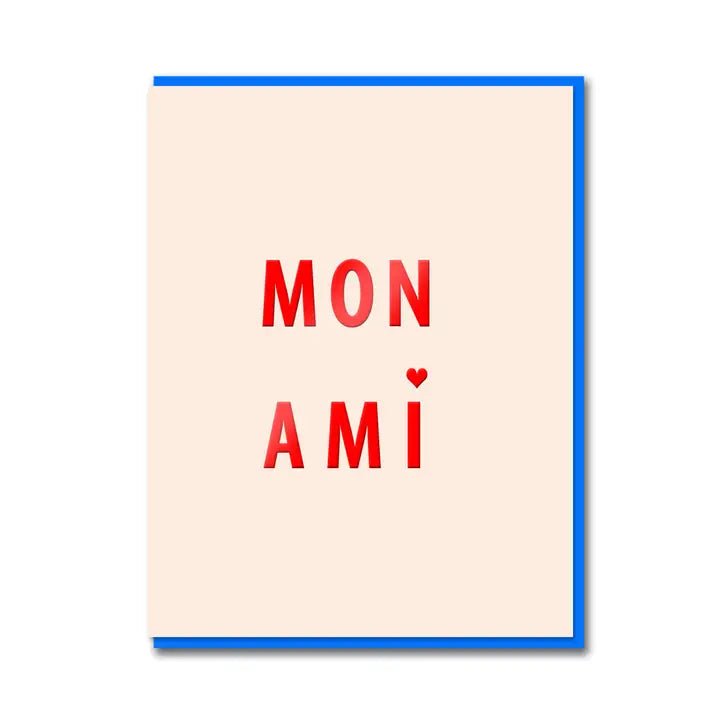 MON AMI | CARD BY 1973 - OTHERLETTERS