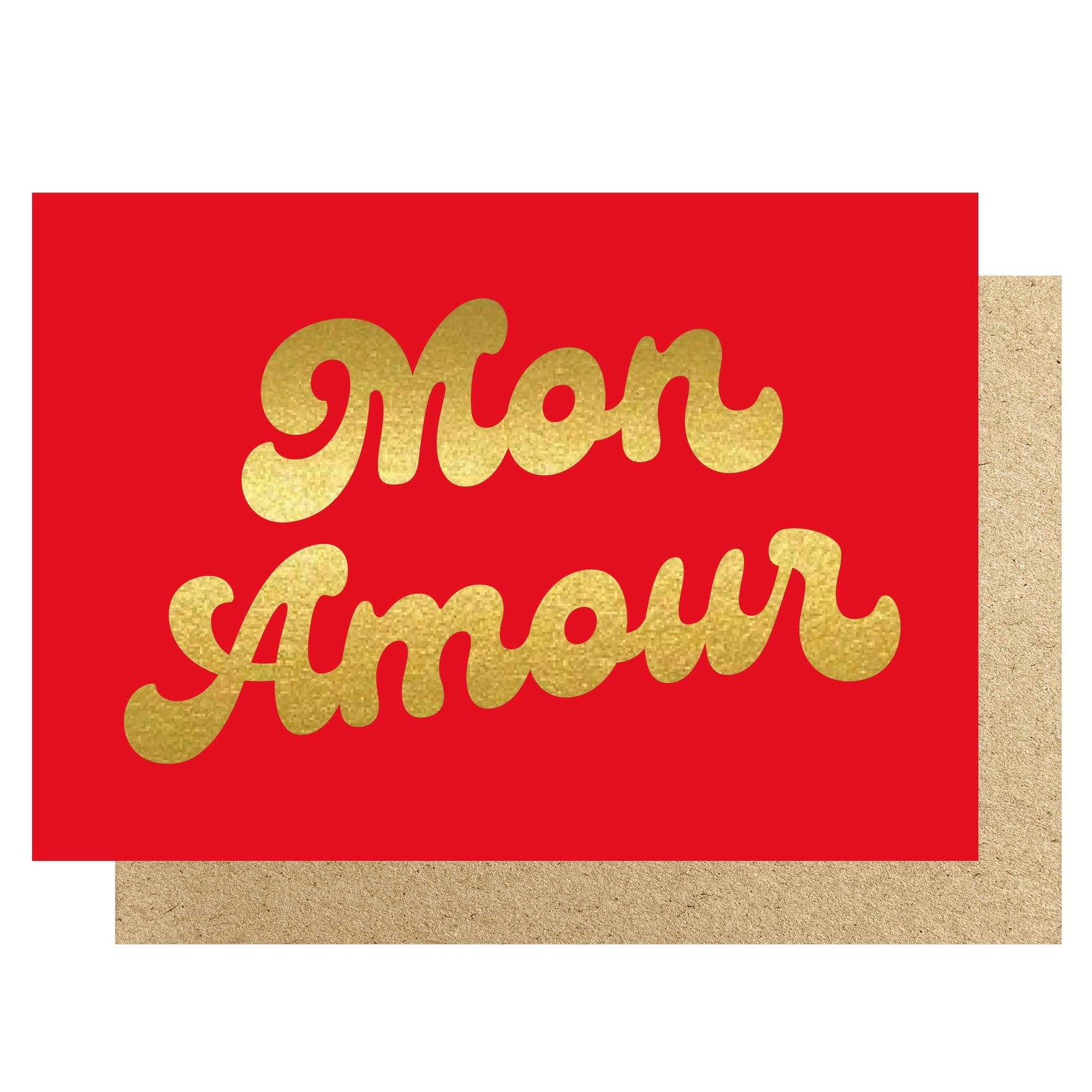 MON AMOUR RED | CARD BY LUCKY INK - OTHERLETTERS