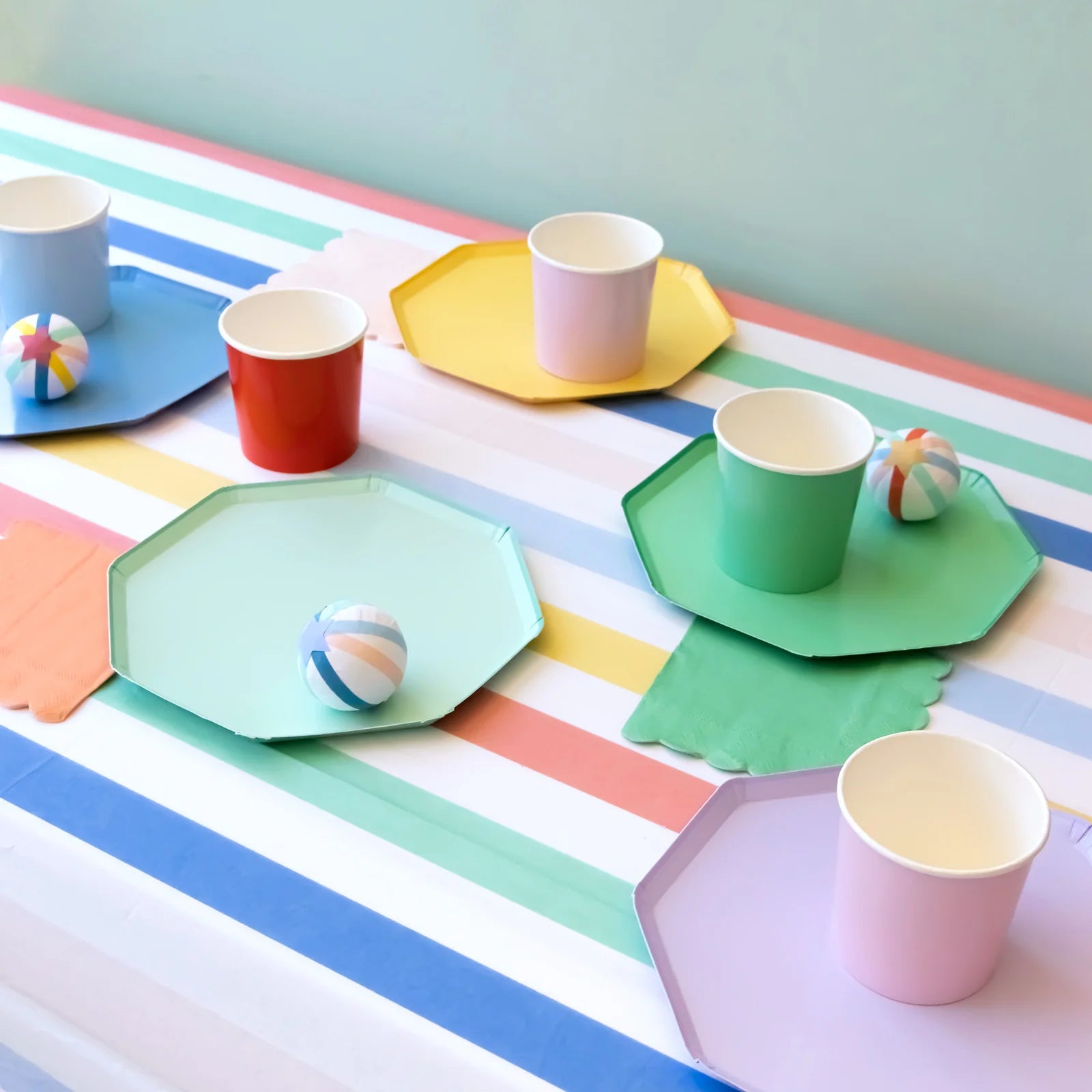 MULTI STRIPED TABLECLOTH - OTHERLETTERS