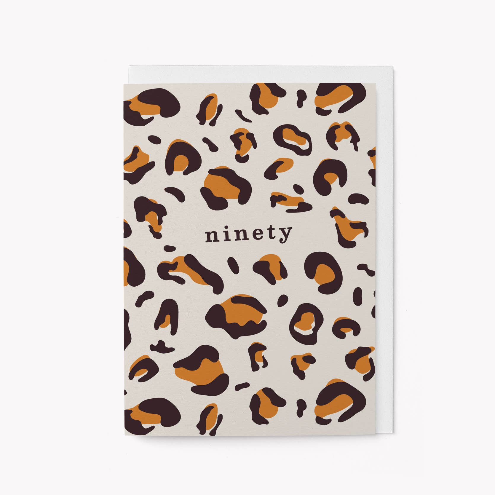 NINETY LEOPARD PRINT | CARD BY GRAPHIC FACTORY - OTHERLETTERS