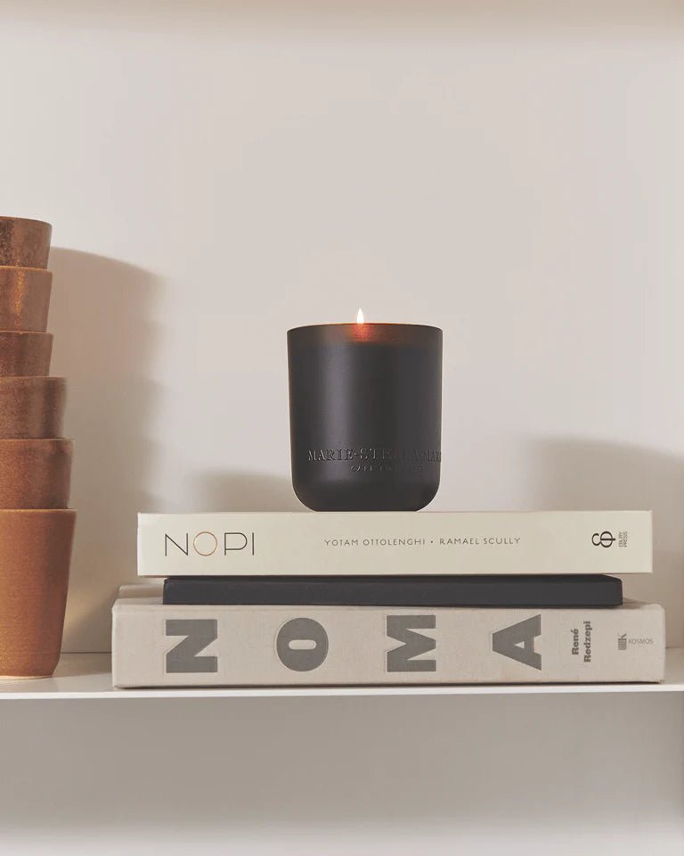 No. 10 ROCK ROSES Luxurious Scented Candle (Refillable) 300 gr BY MARIE - STELLA - MARIS - OTHERLETTERS