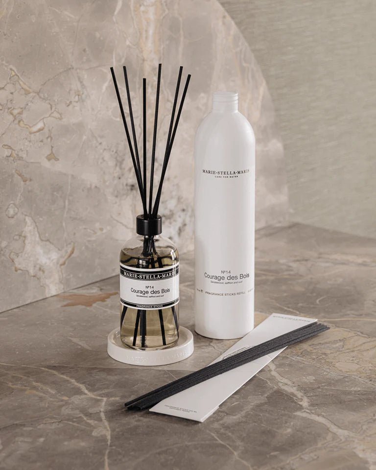 No.14 COURAGE DES BOIS fragrance sticks REFILL 750ml BY MARIE - STELLA - MARIS - OTHERLETTERS