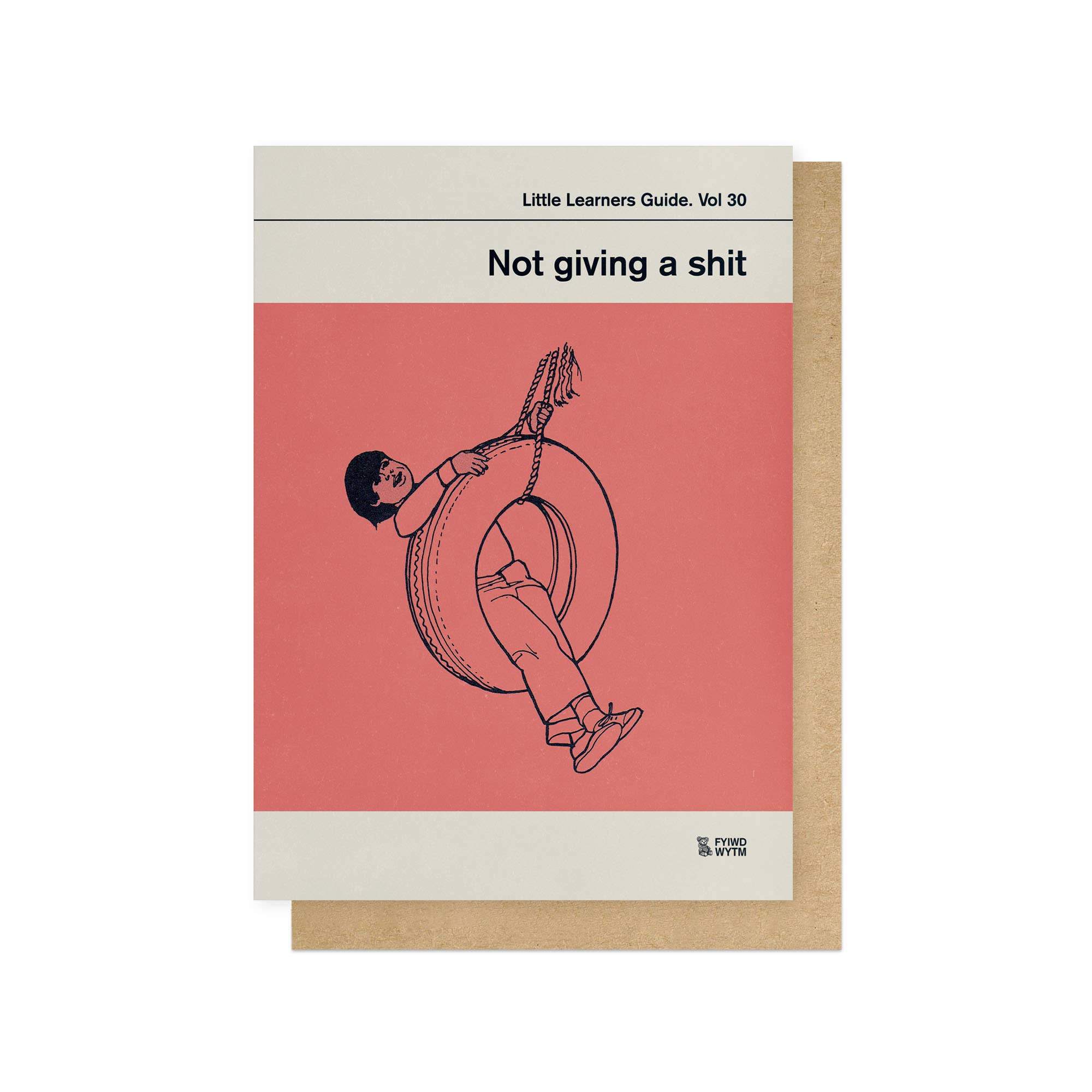 NOT GIVING A SHIT | CARD BY EAST END PRINTS - OTHERLETTERS