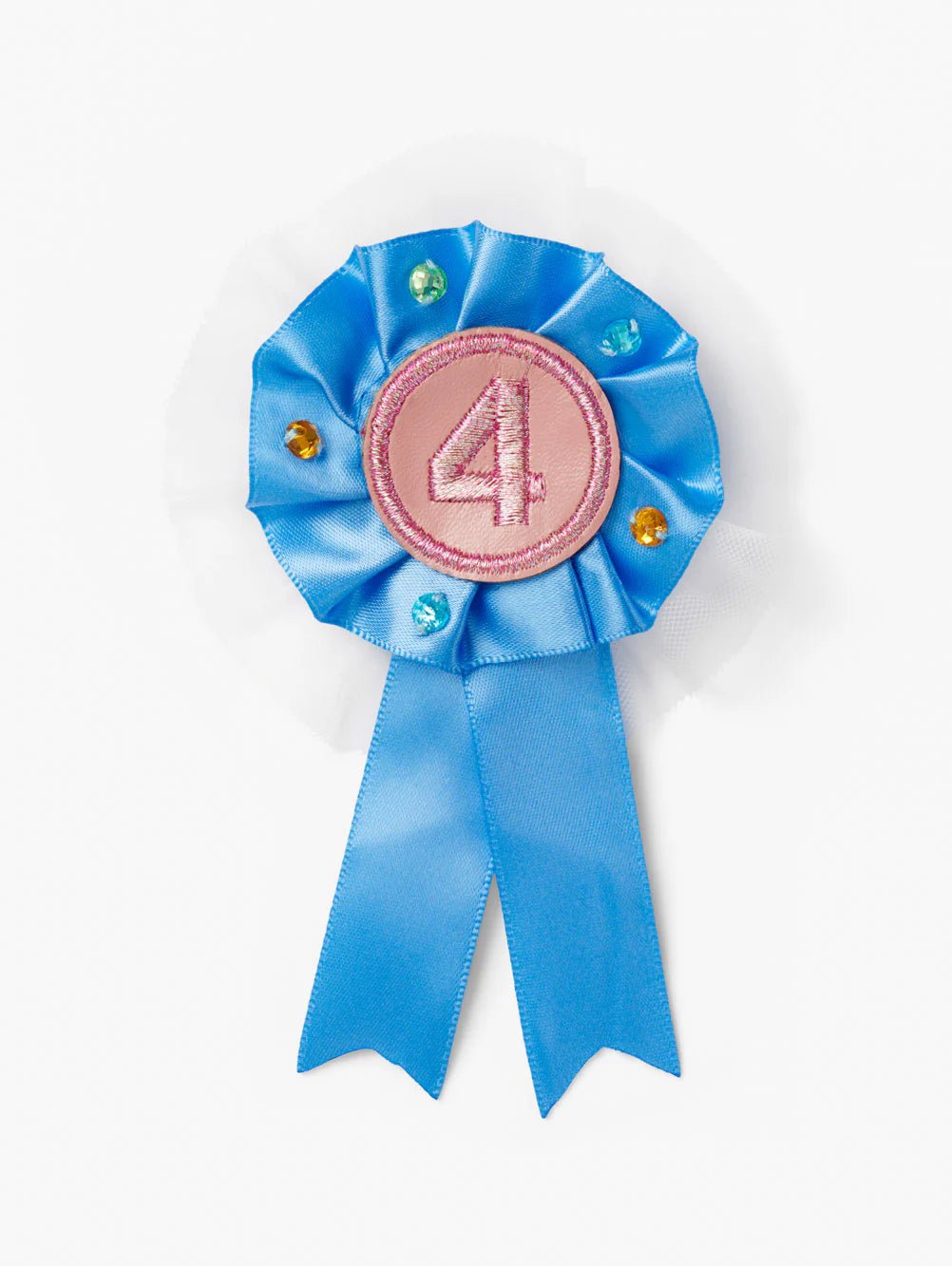 NUMBER 4 BIRTHDAY BADGE - OTHERLETTERS