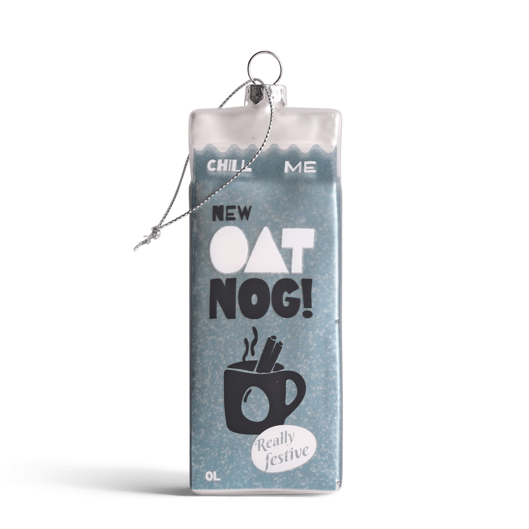 OAT NOG GLASS TREE DECORATION - OTHERLETTERS