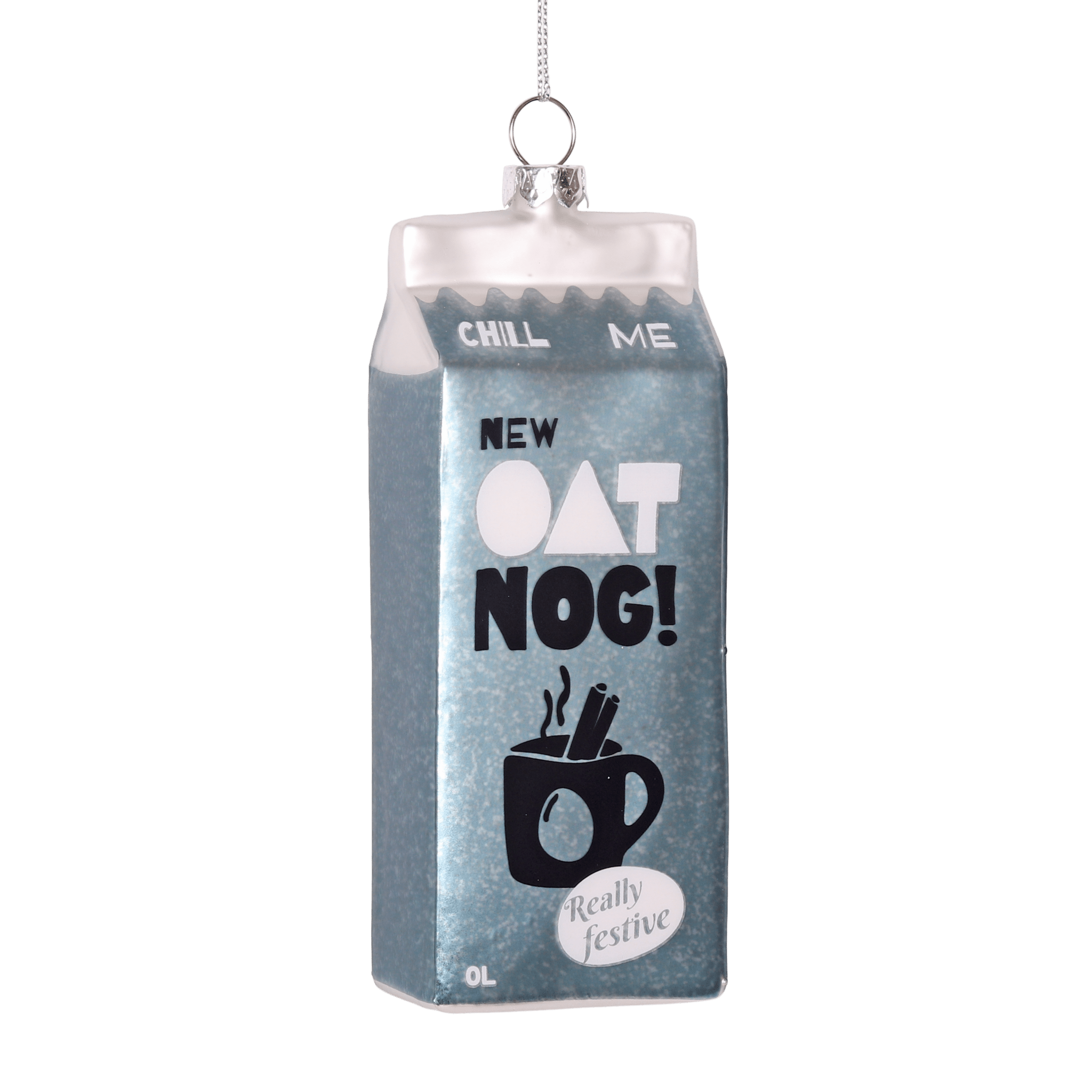 OAT NOG GLASS TREE DECORATION - OTHERLETTERS