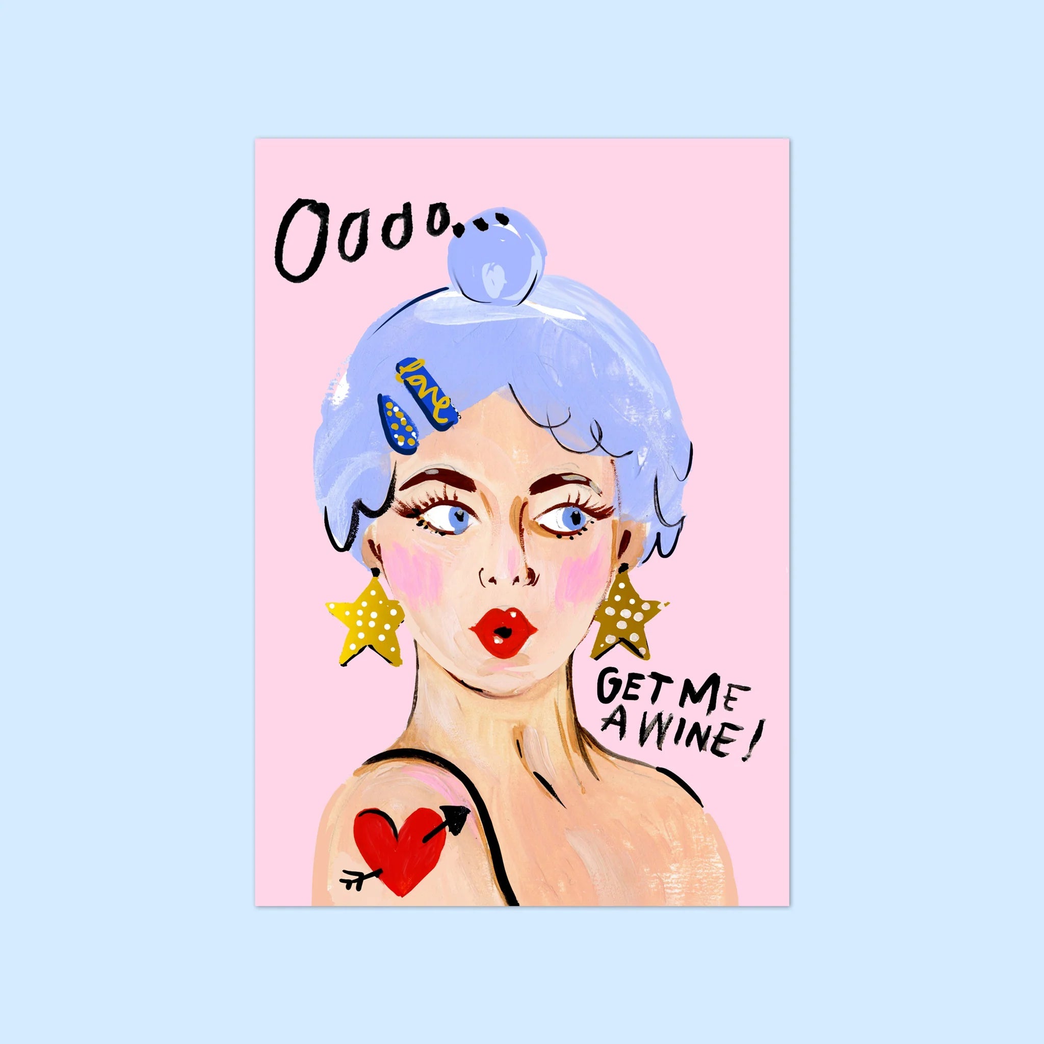 OOOOO.... GET ME A WINE | CARD BY ELEANOR BOWMER - OTHERLETTERS
