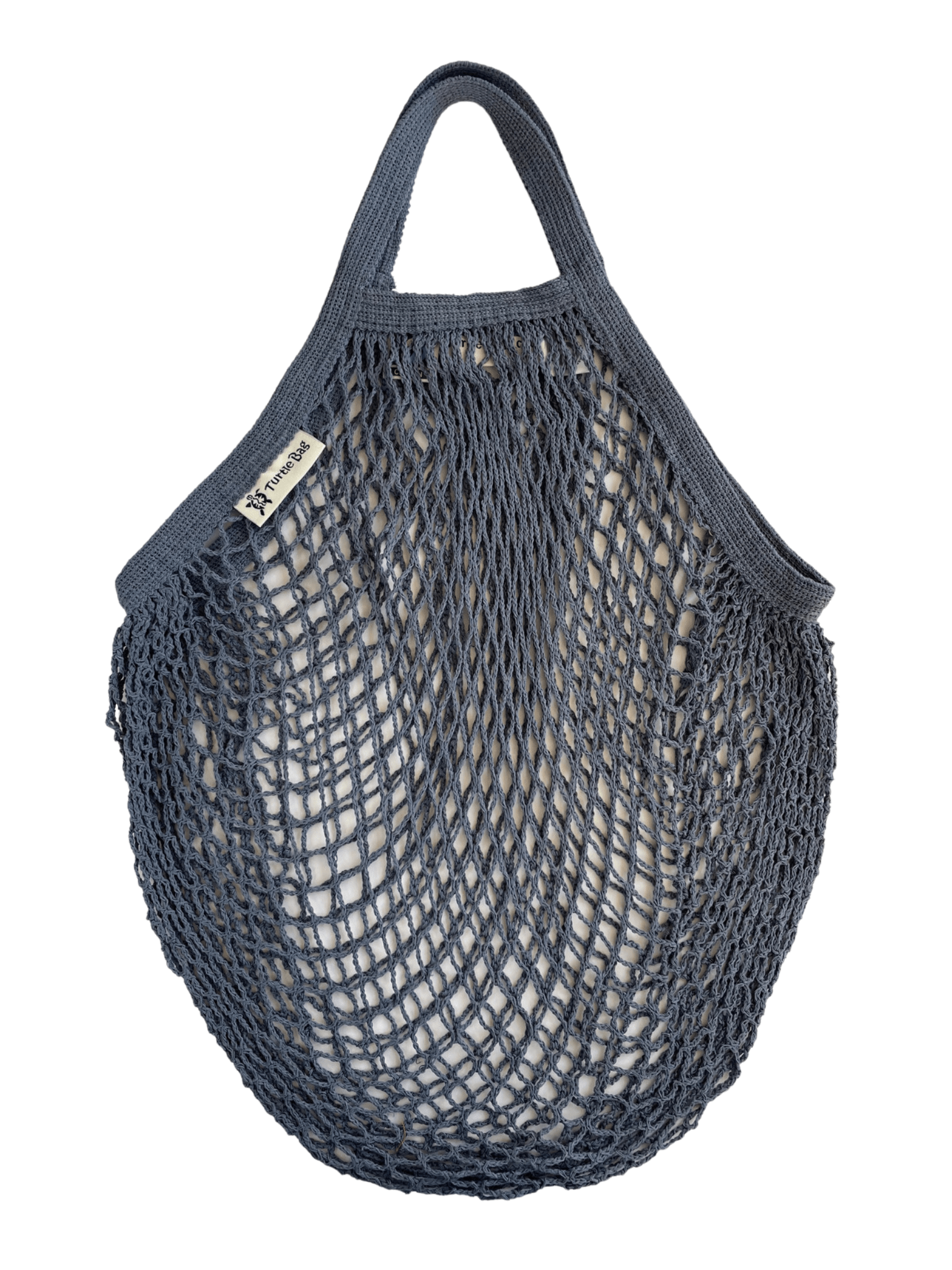 ORGANIC SHORT HANDLE STRING BAG - DENIM BLUE - OTHERLETTERS