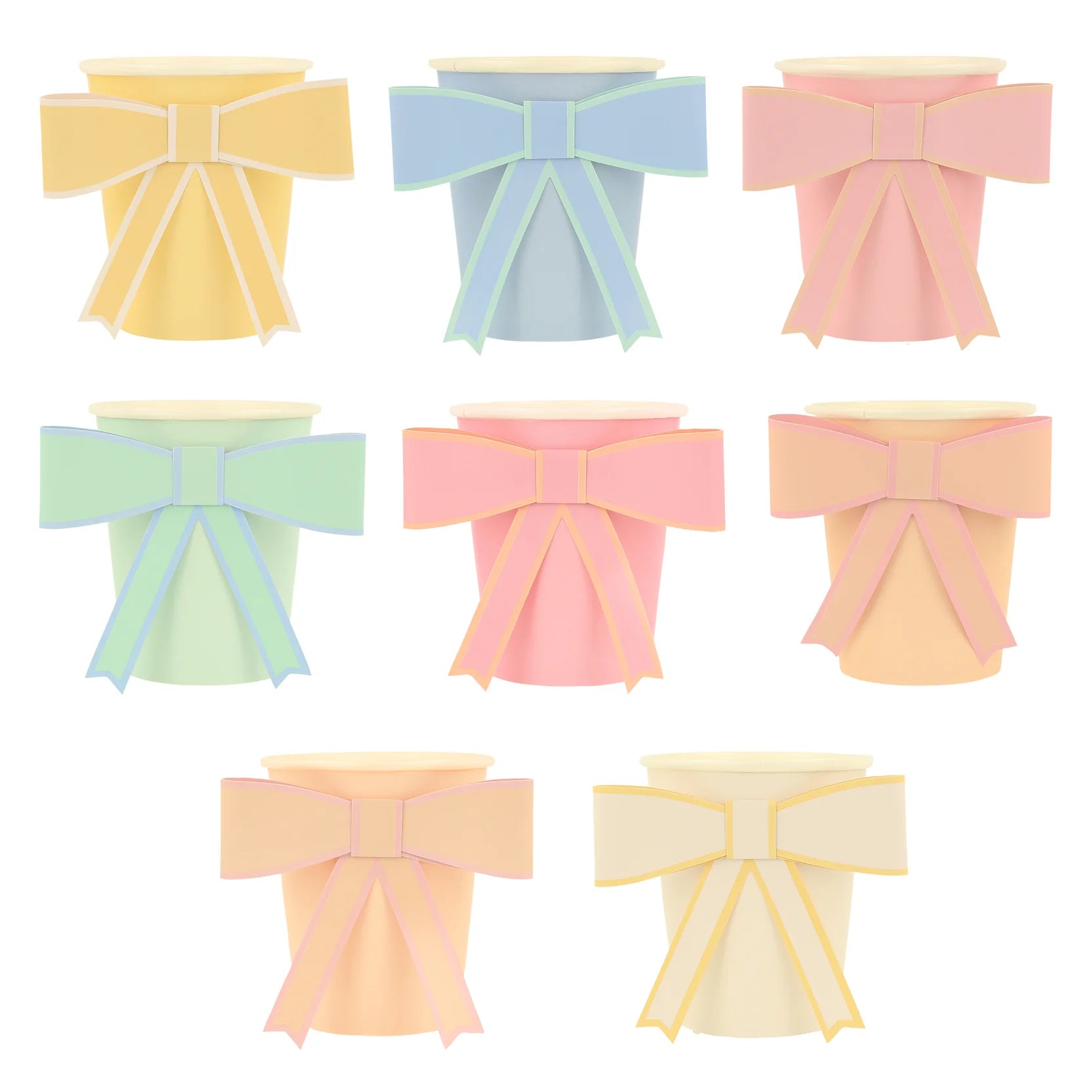 PASTEL BOW CUPS - OTHERLETTERS
