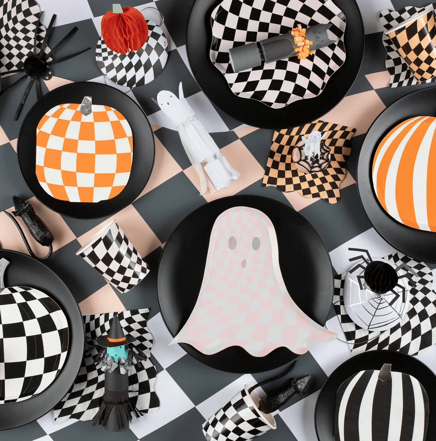 PATTERNED PUMPKIN PLATES - OTHERLETTERS