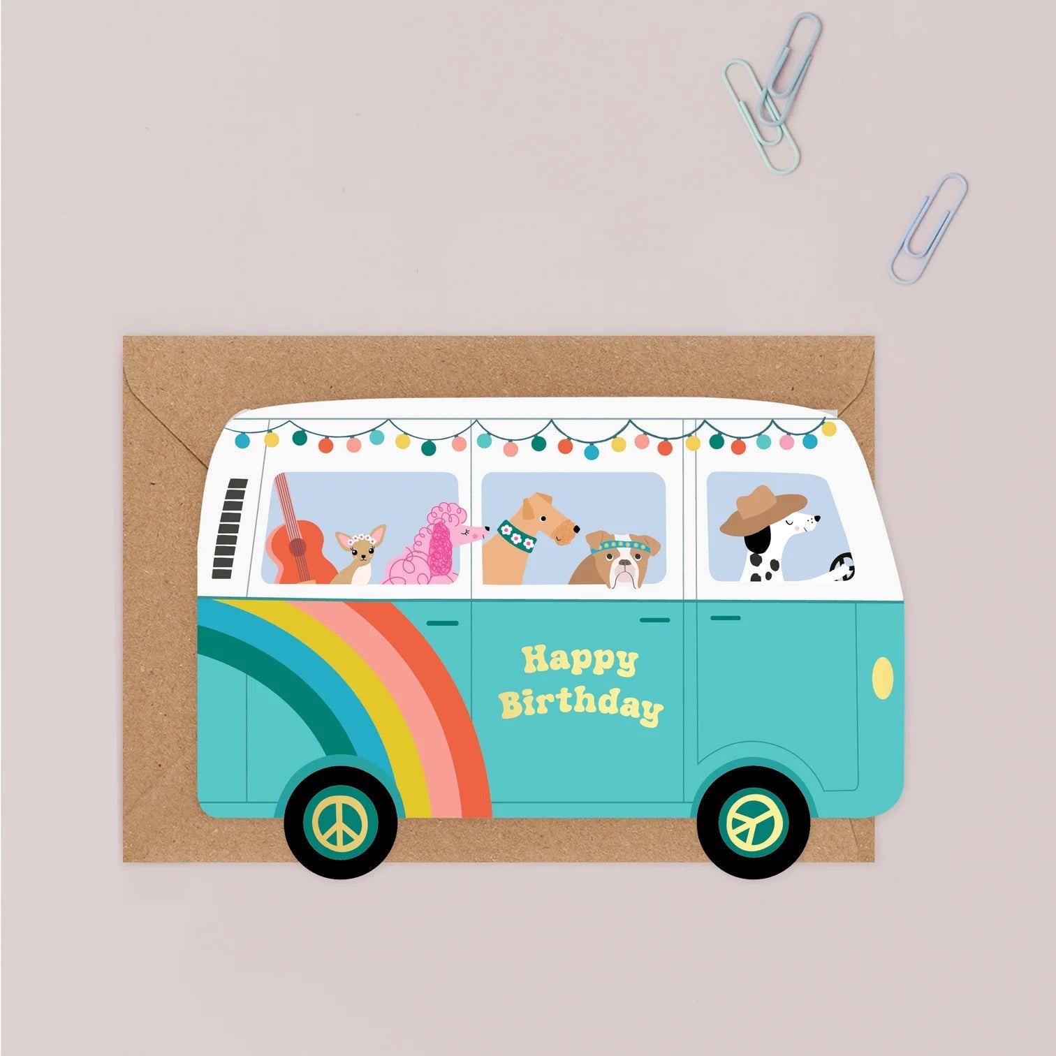 PAWS ON TOUR DIE CUT | CARD BY MIFKINS - OTHERLETTERS