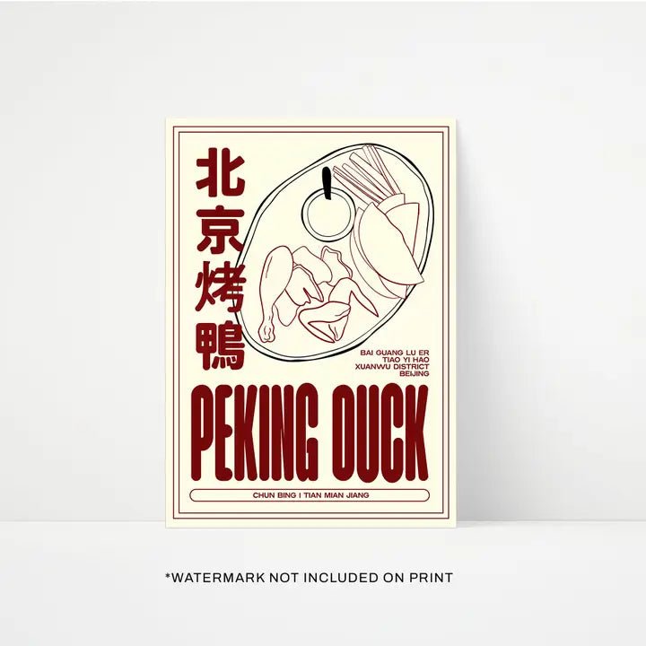 PEKING DUCK | PRINT BY PROPER GOOD - OTHERLETTERS