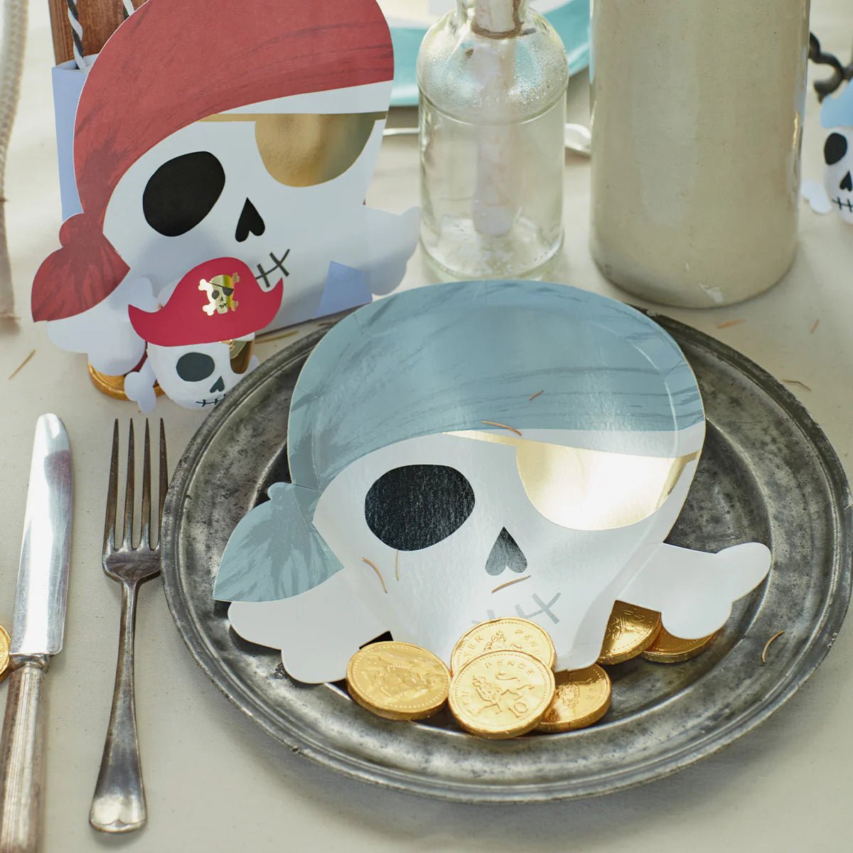 PIRATE PAPER PLATES - OTHERLETTERS