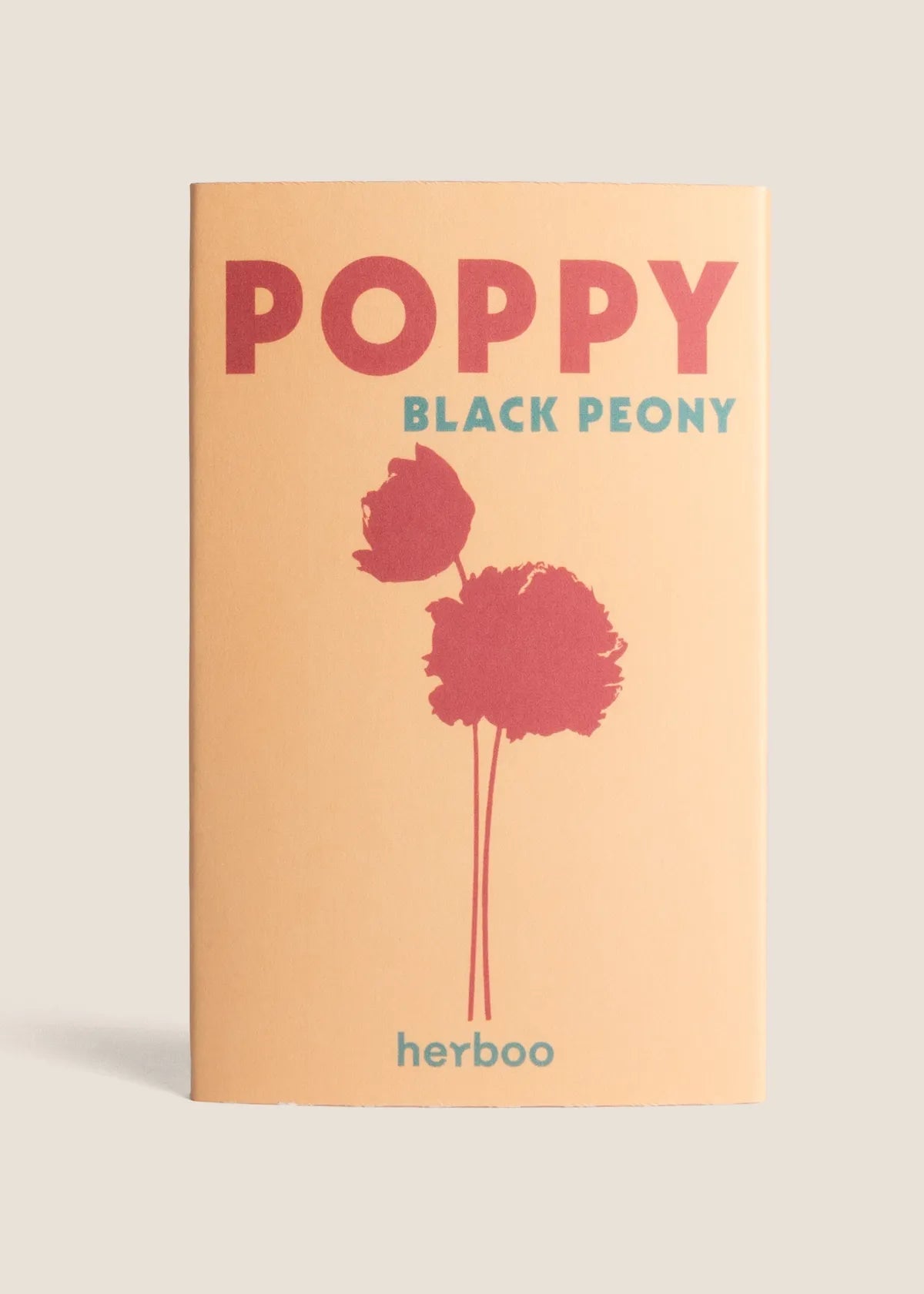 POPPY BLACK PEONY SEEDS | HERBOO - OTHERLETTERS