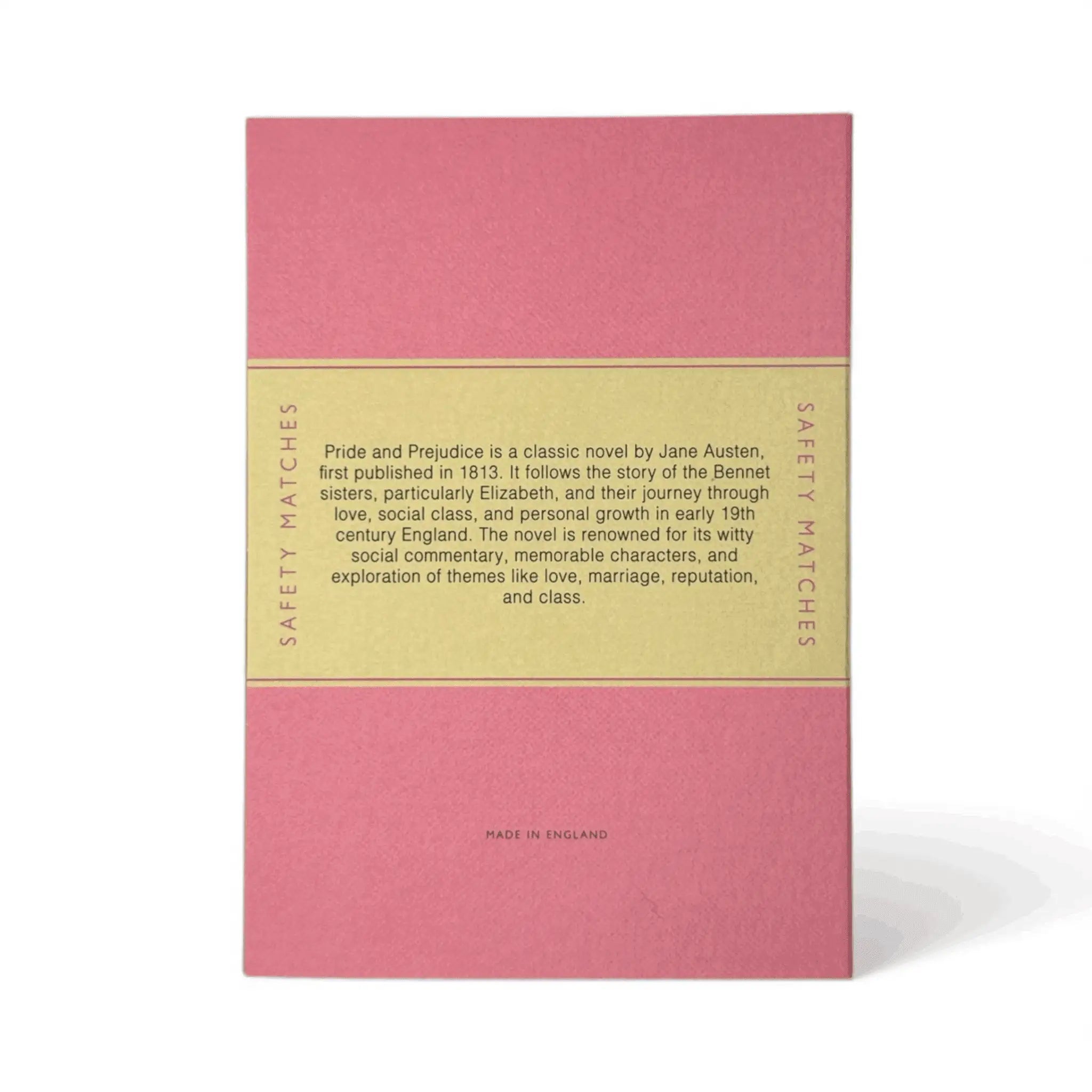 PRIDE AND PREJUDICE | MATCHES - OTHERLETTERS