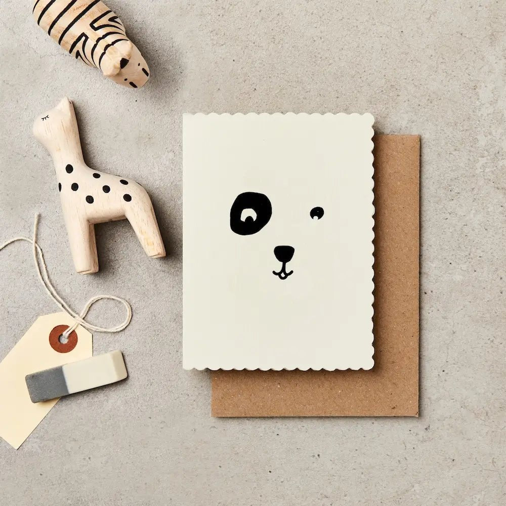 PUP FACE MINI CARD | CARD BY KATIE LEAMON - OTHERLETTERS