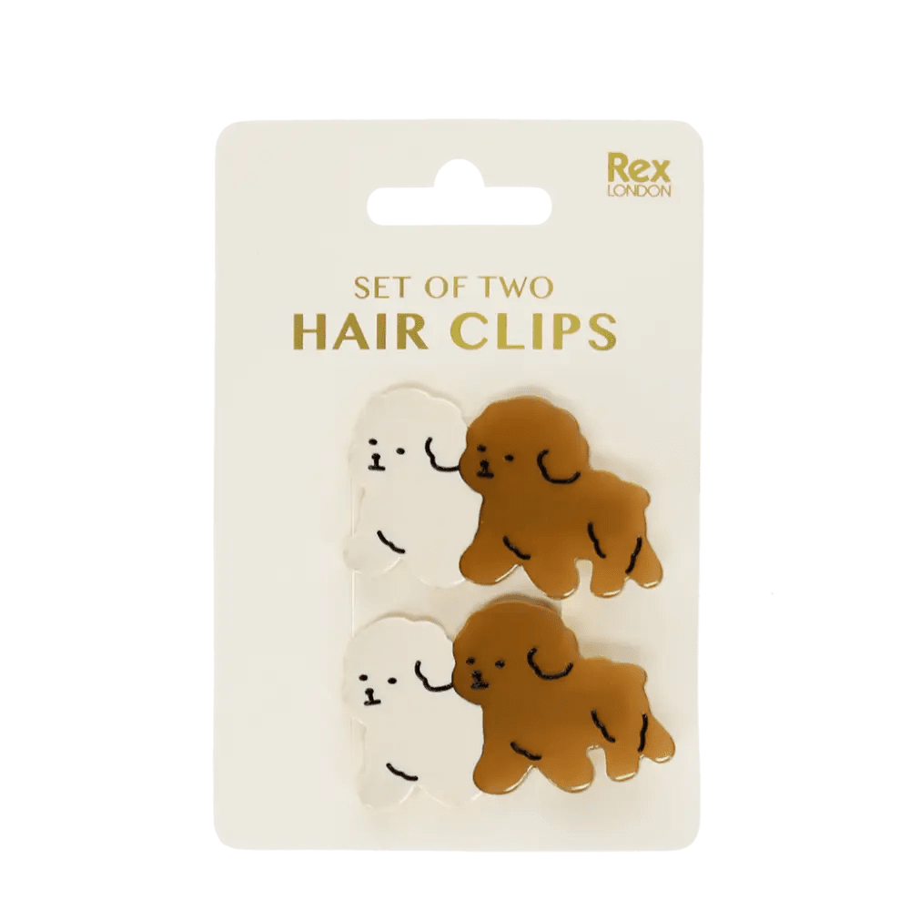 PUPPIES HAIR CLIPS - OTHERLETTERS