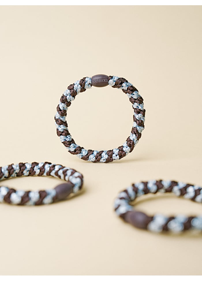 KKNEKKI HAIRBAND | BROWN SEABLUE GLITTER STRIPE