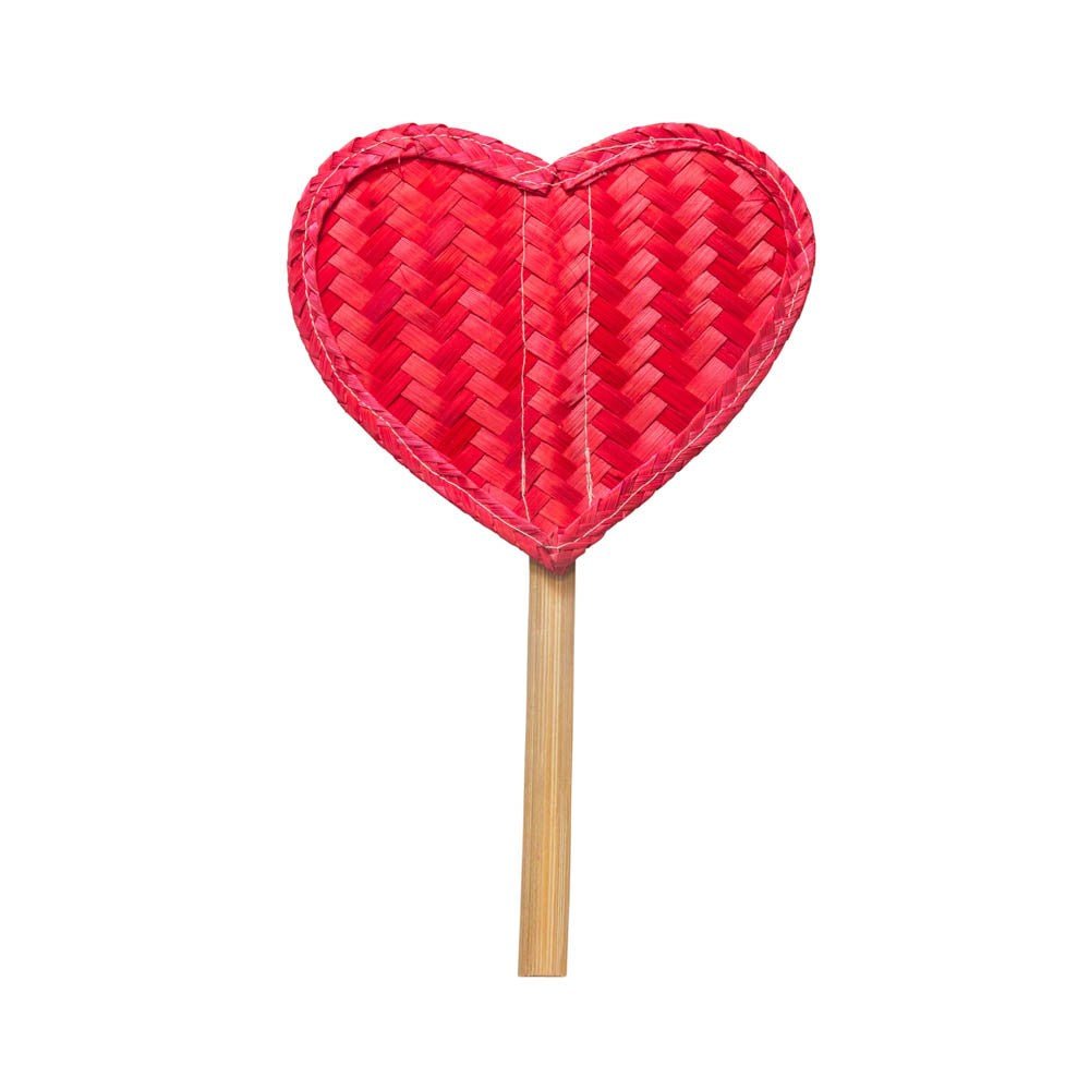 RED HEART HAND FAN - OTHERLETTERS