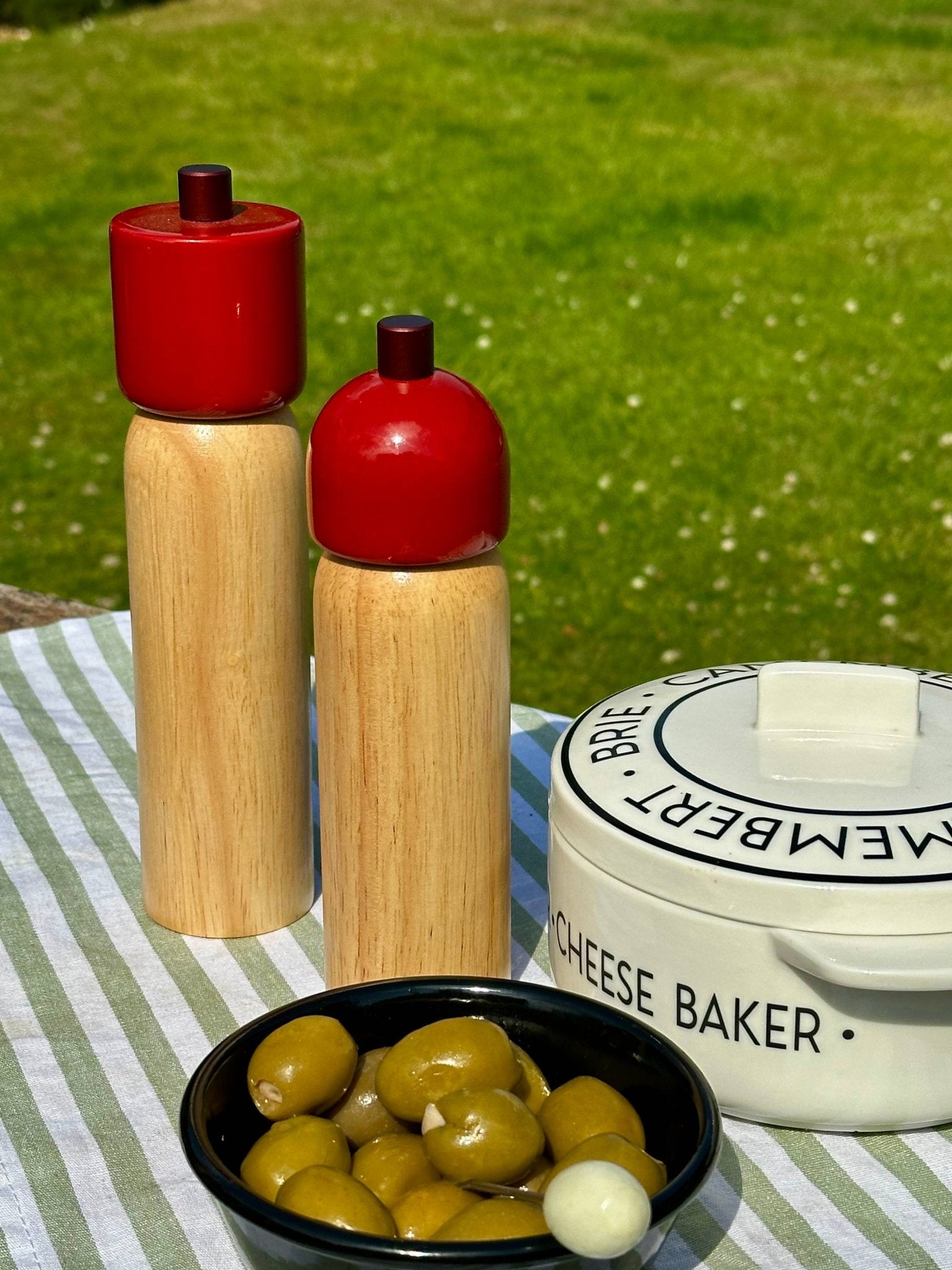 RED & RED SALT & PEPPER GRINDER | MEDIUM - OTHERLETTERS