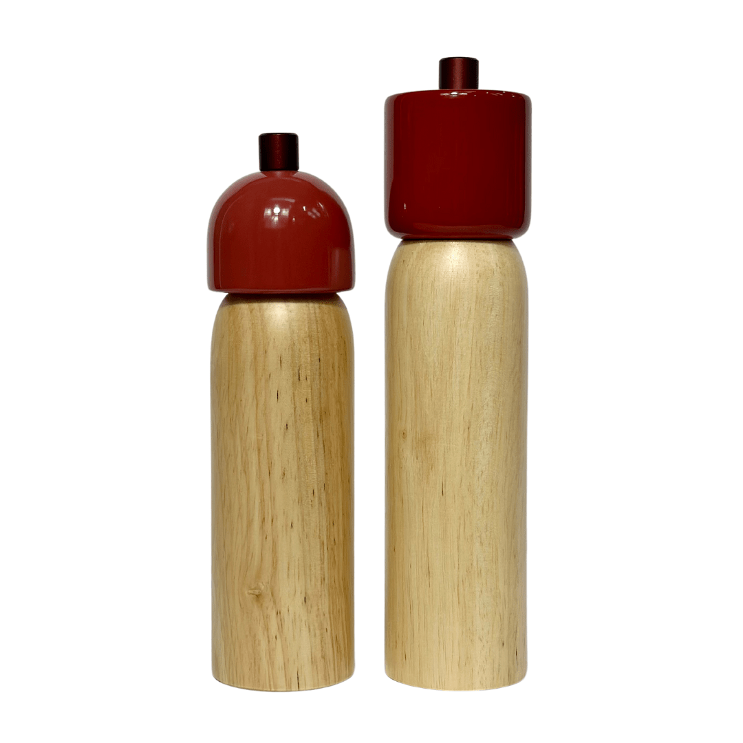RED & RED SALT & PEPPER GRINDER | MEDIUM - OTHERLETTERS