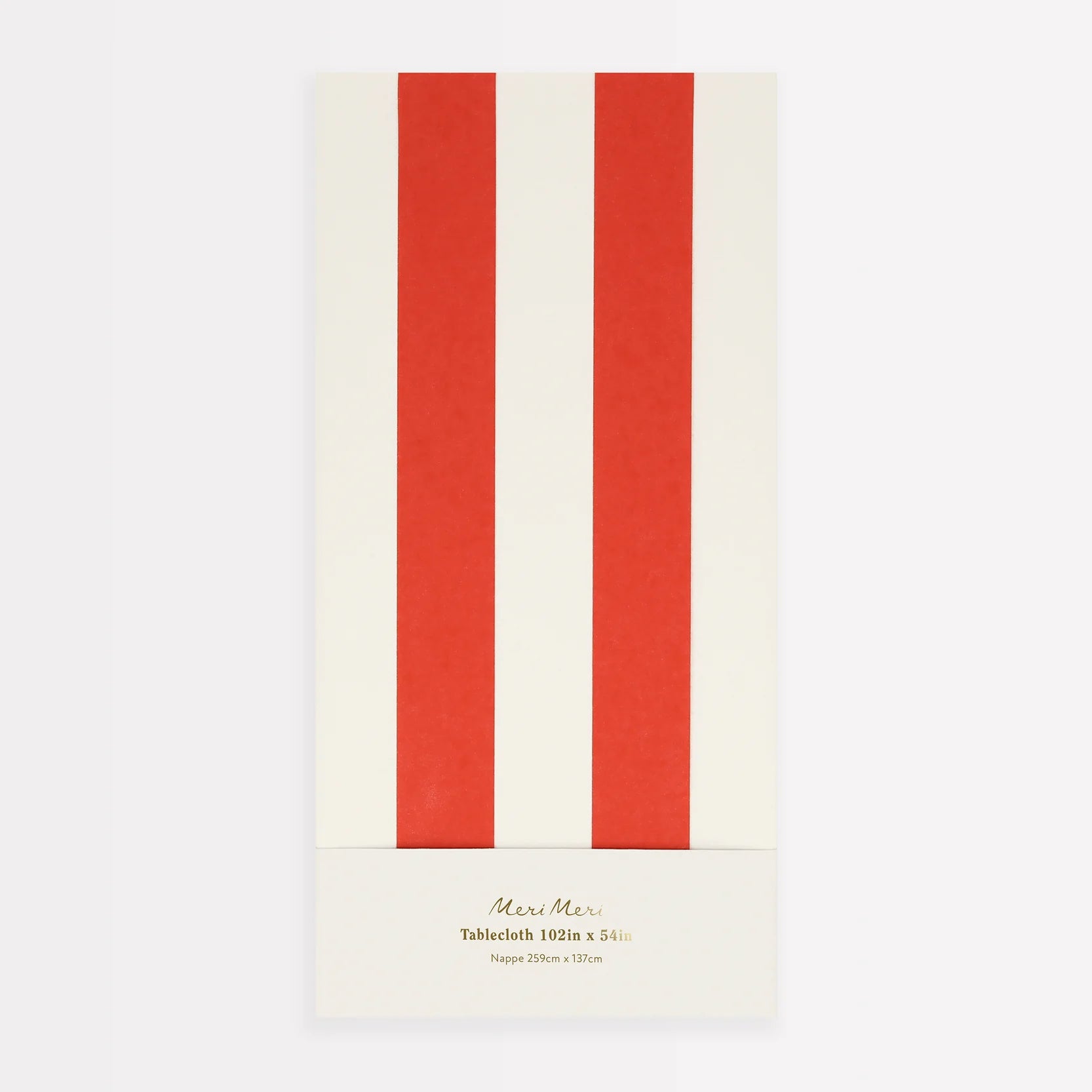 RED STRIPED TABLECLOTH - OTHERLETTERS