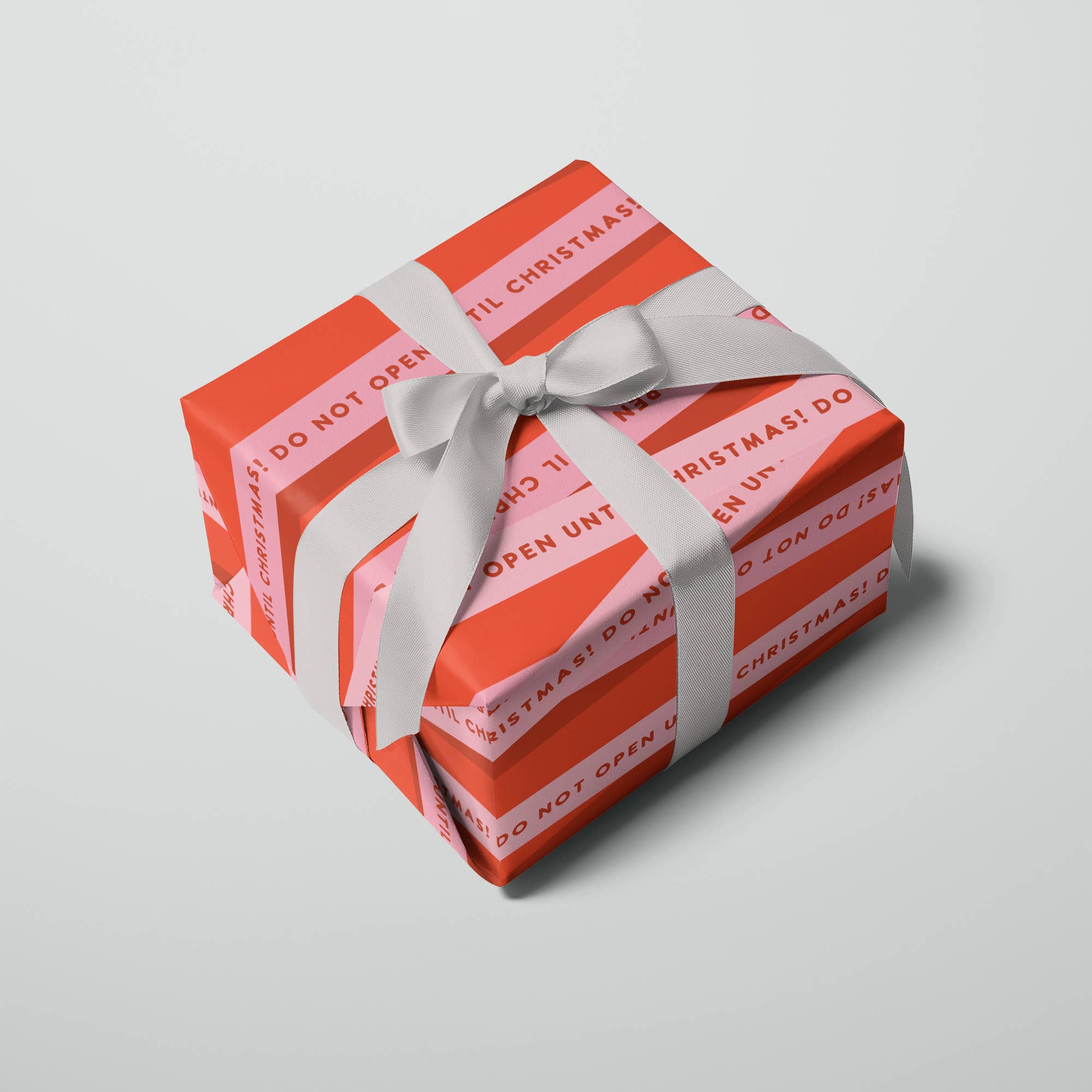 RED 'UNTIL CHRISTMAS' GIFT WRAP | 3 SHEETS ROLLED - OTHERLETTERS
