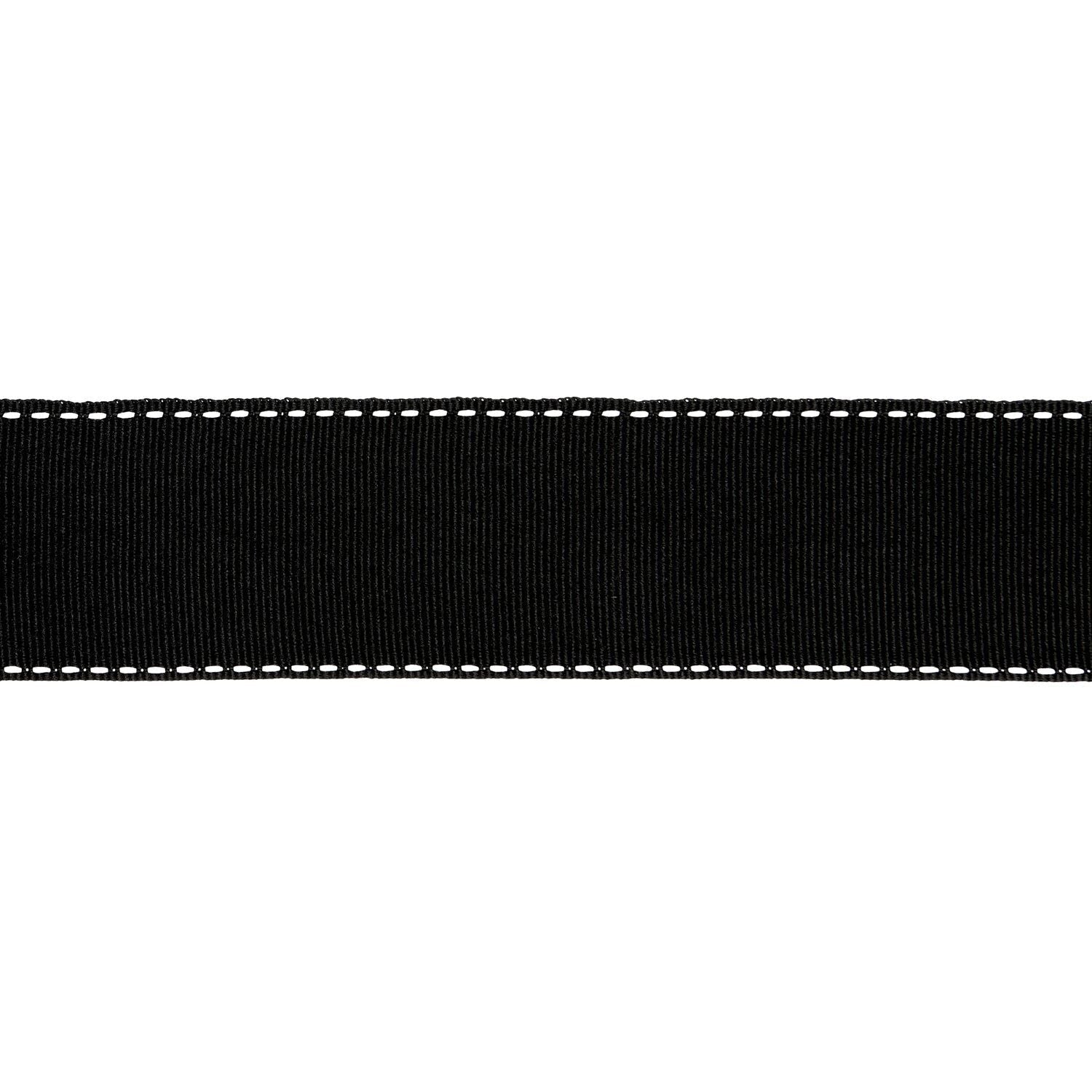 RIBBON WITH SEAM | BLACK AND WHITE 38mm - OTHERLETTERS