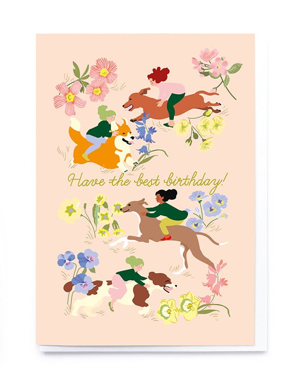 RIDING DOGS BIRTHDAY | CARD BY NOI - OTHERLETTERS