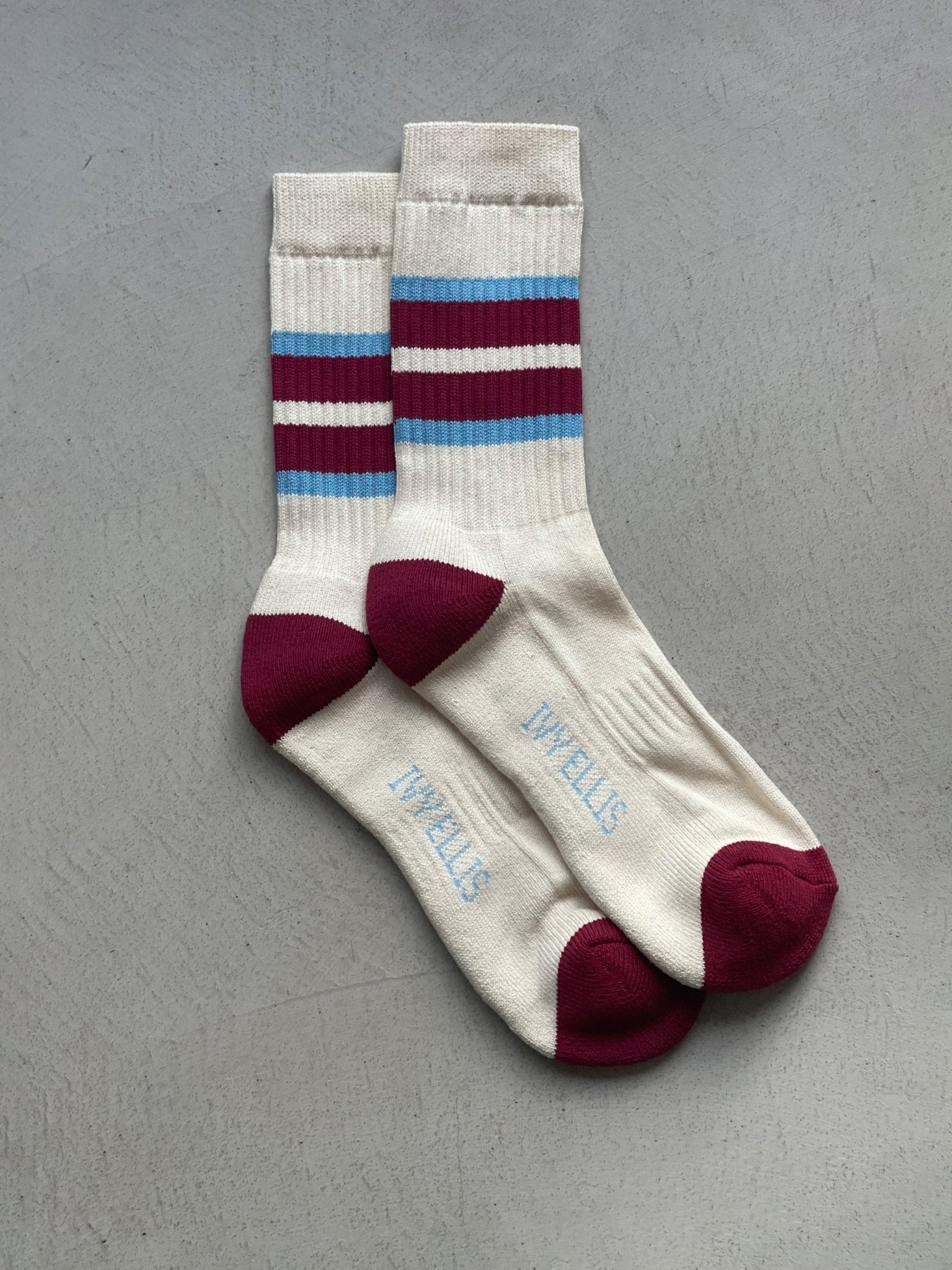 THE ROMEO MENS CREW LENGTH SOCKS BY IVY ELLIS - OTHERLETTERS