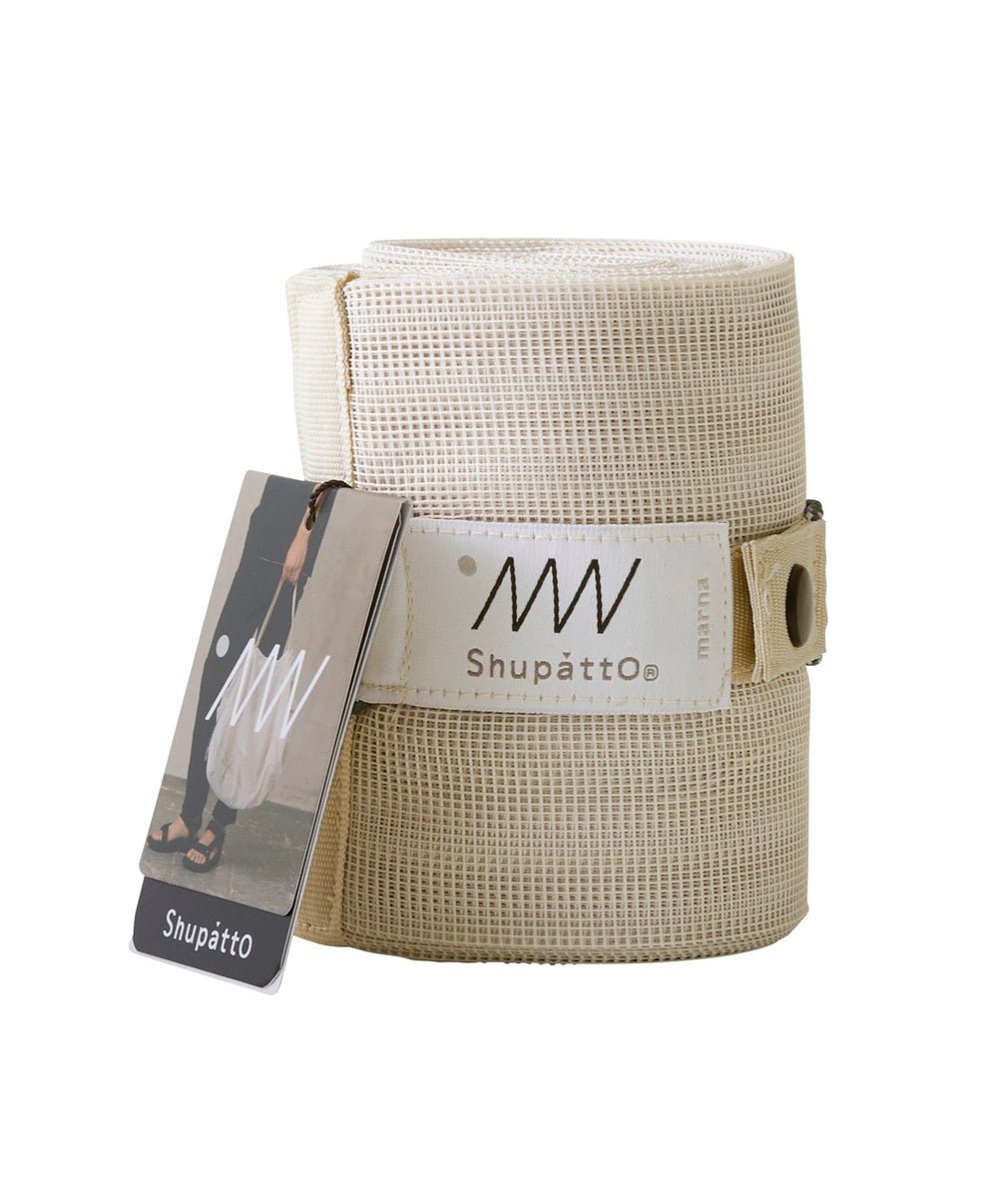 SAND BEIGE MESH SHUPATTO COMPACT BAG | L - OTHERLETTERS