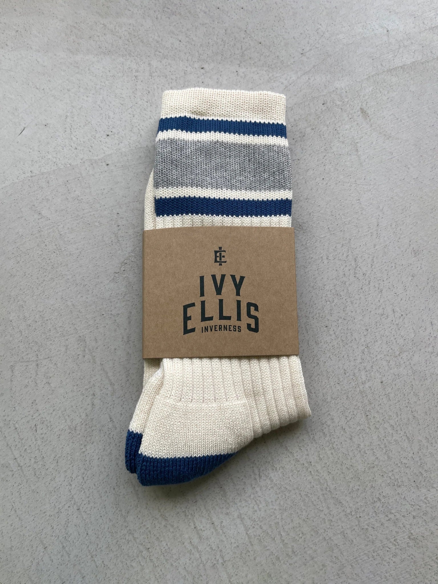 THE SANDERS MENS CREW SOCKS BY IVY ELLIS - OTHERLETTERS