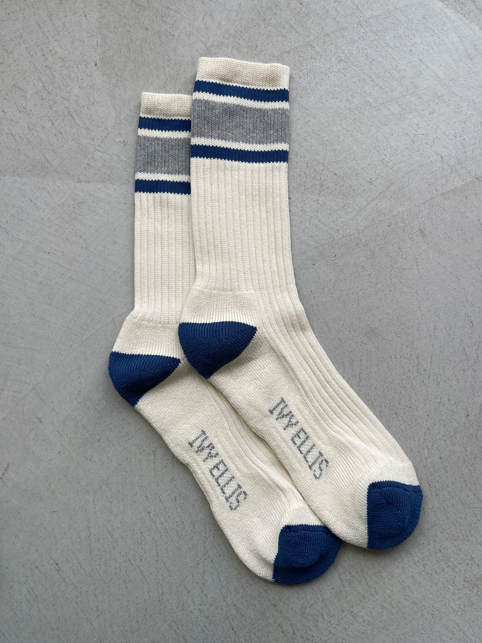 THE SANDERS MENS CREW SOCKS BY IVY ELLIS - OTHERLETTERS