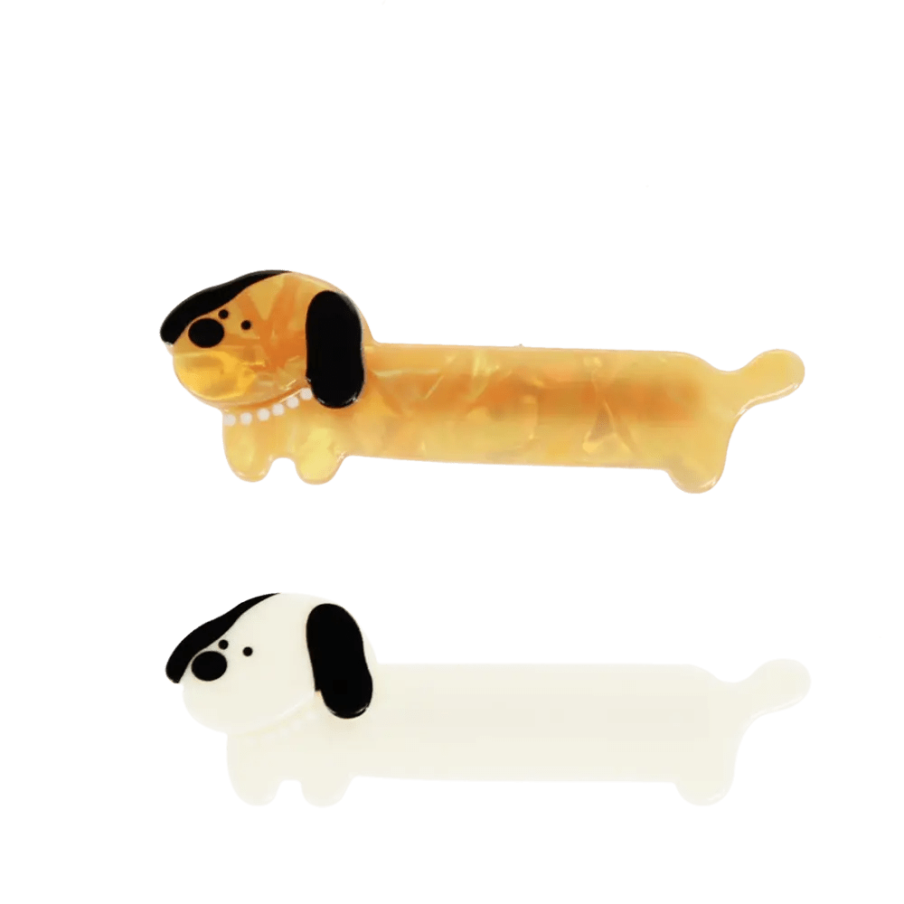 SAUSAGE DOG HAIR CLIPS - OTHERLETTERS