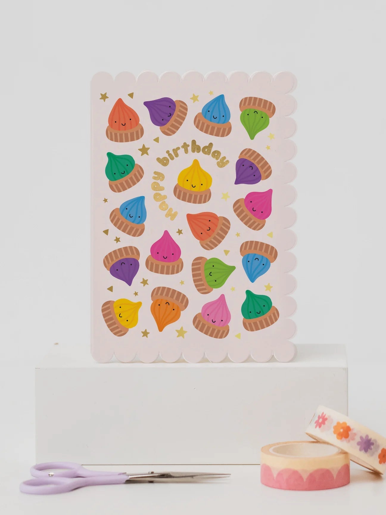 SCALLOPED ICED GEMS | CARD BY MIFKINS - OTHERLETTERS