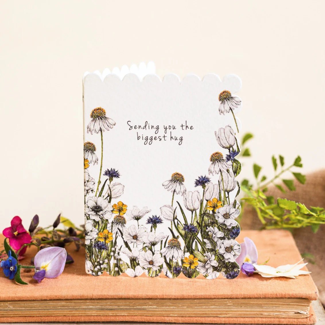 SENDING YOU THE BIGGEST HUG (FLORAL) | CARD BY TOASTED CRUMPET - OTHERLETTERS