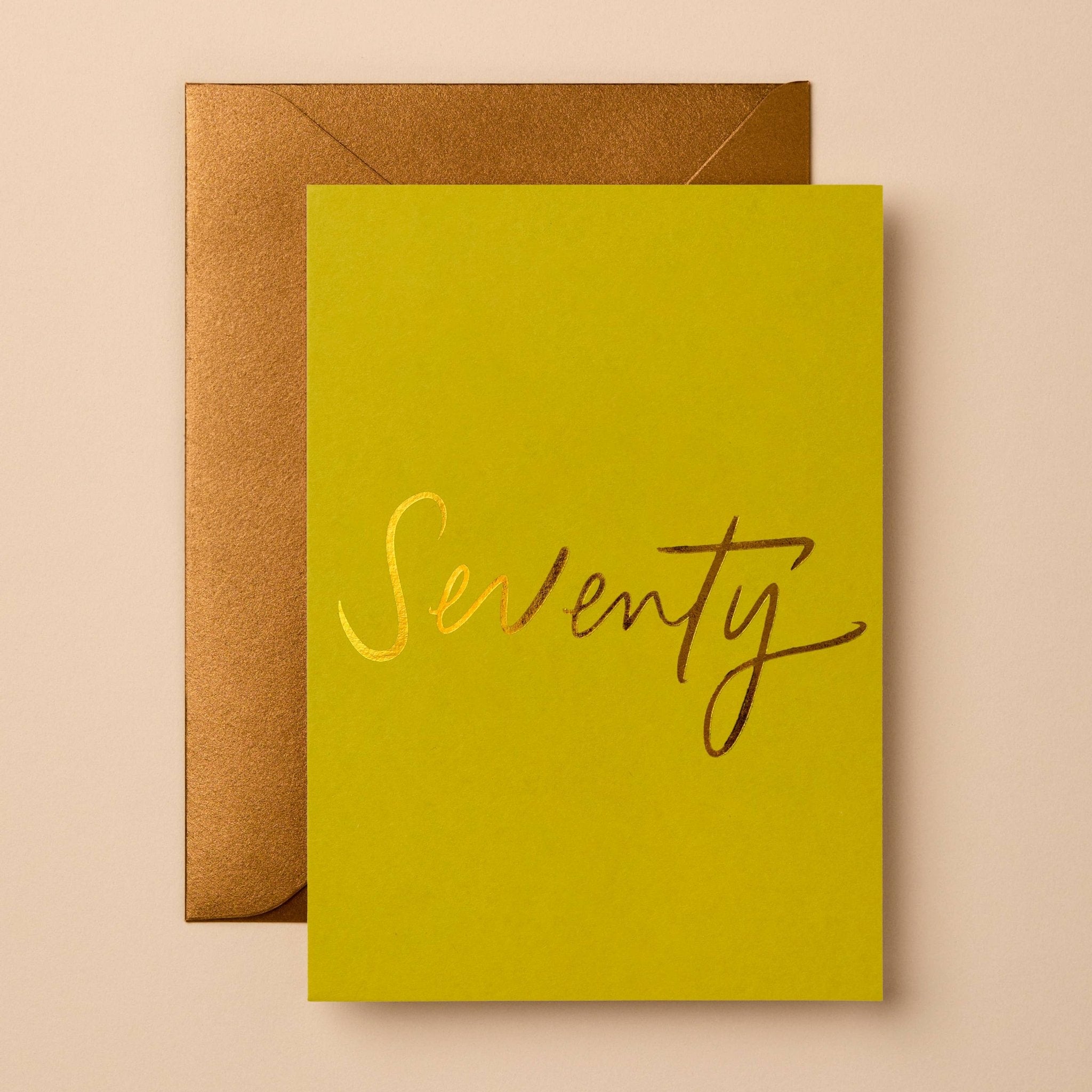 SEVENTY | CARD BY GABRIELLE & CELINE - OTHERLETTERS