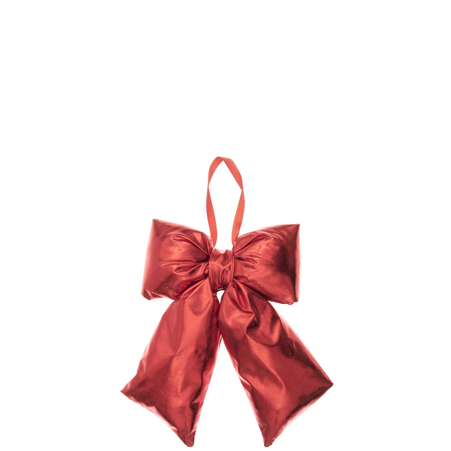 SHINY RED PUFFY BOW | SMALL - OTHERLETTERS