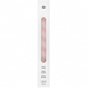 SHORT SPIRAL CANDLE | SOFT LILAC - OTHERLETTERS