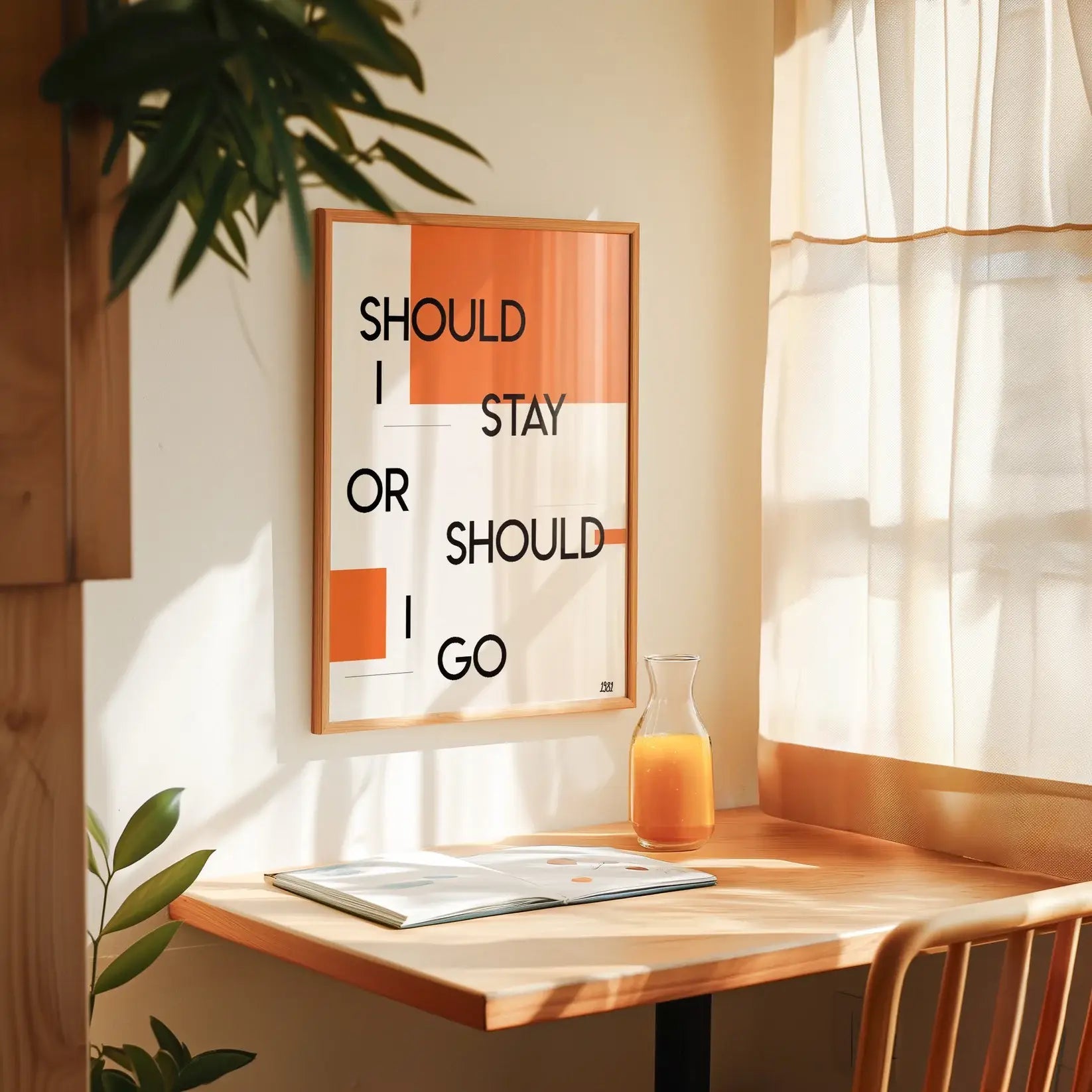 SHOULD I STAY OR SHOULD I GO A4 PRINT | FANCLUB PRINTS - OTHERLETTERS