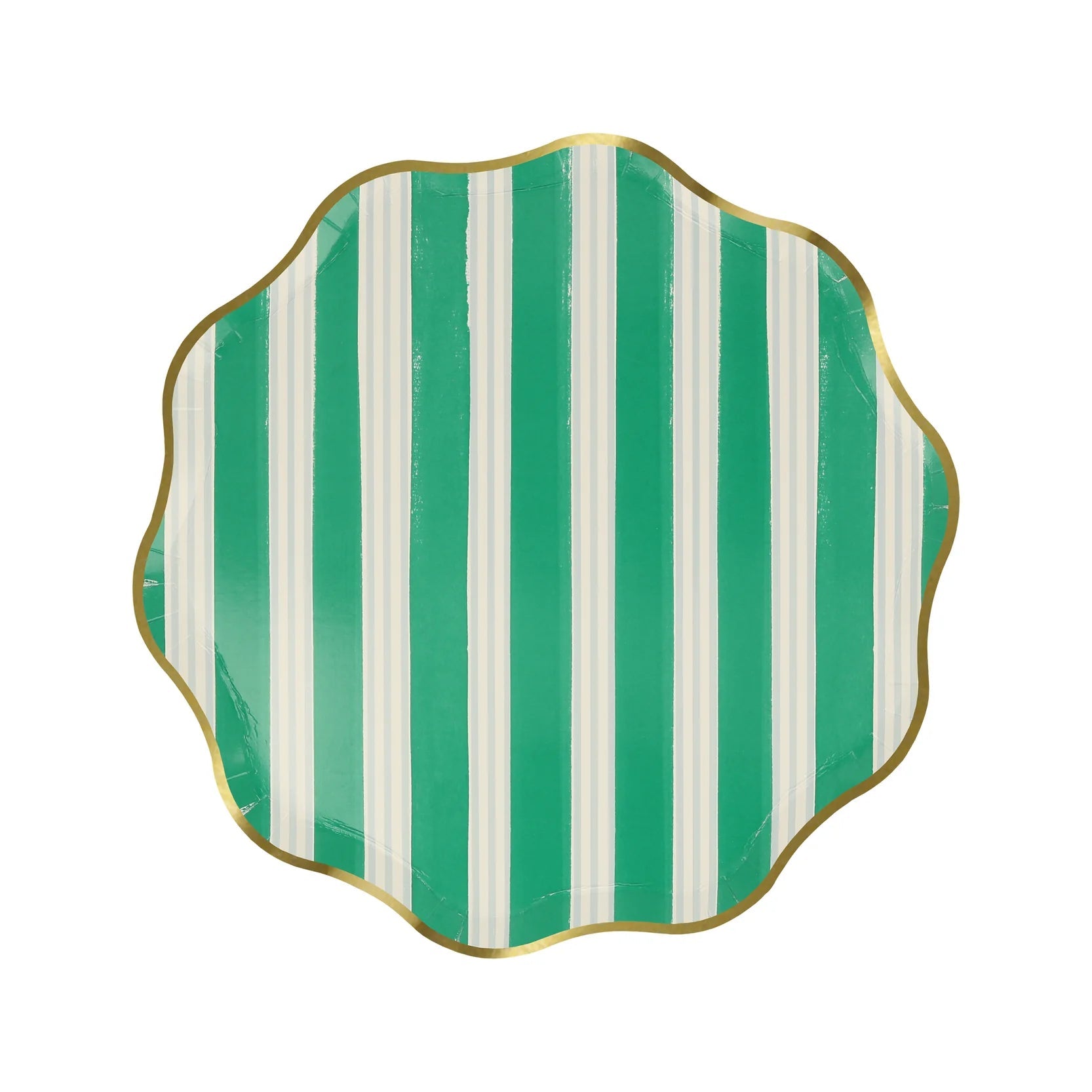 SMALL FESTIVE STRIPE PAPER PLATE - OTHERLETTERS