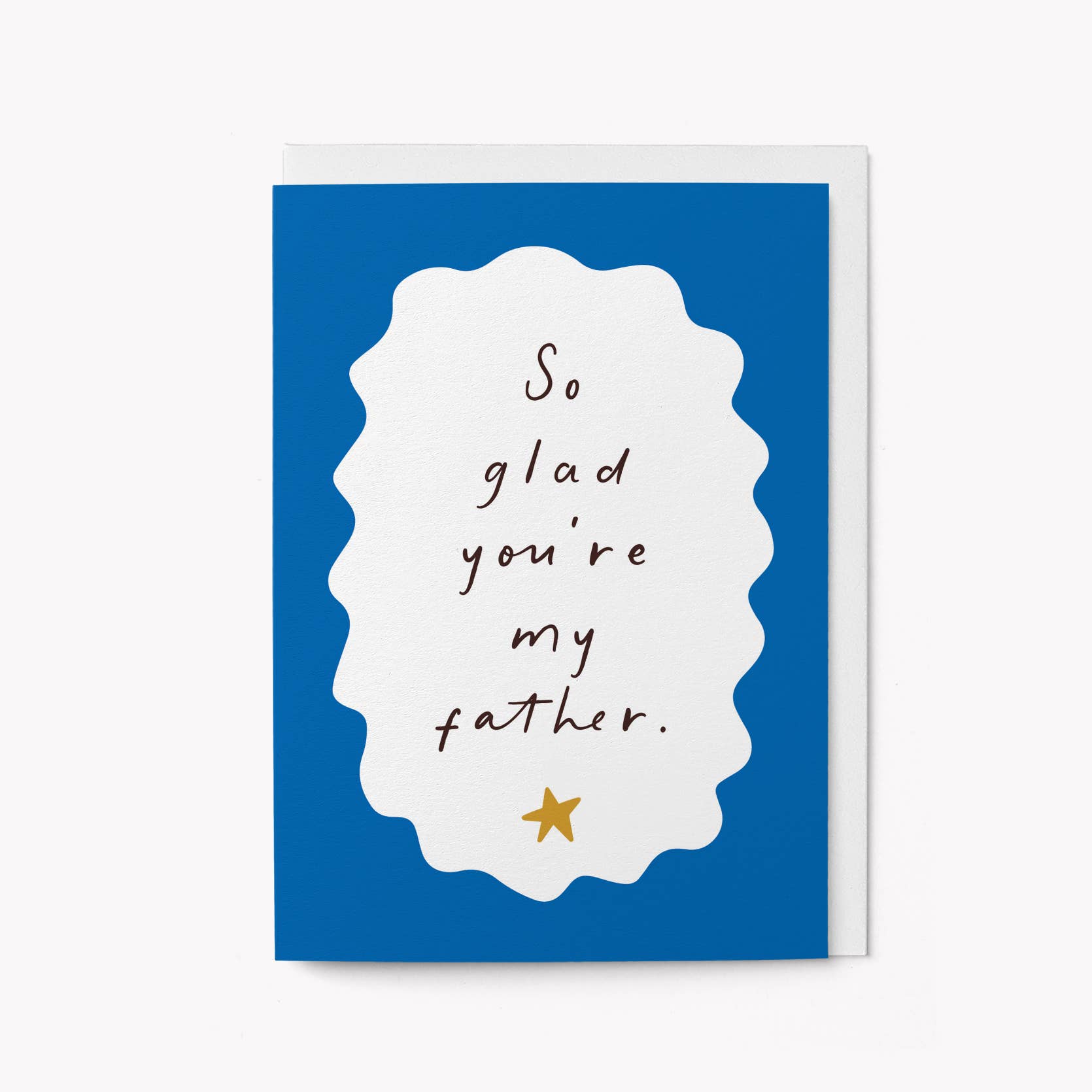 SO GLAD YOU'RE MY FATHER | CARD BY GRAPHIC FACTORY - OTHERLETTERS