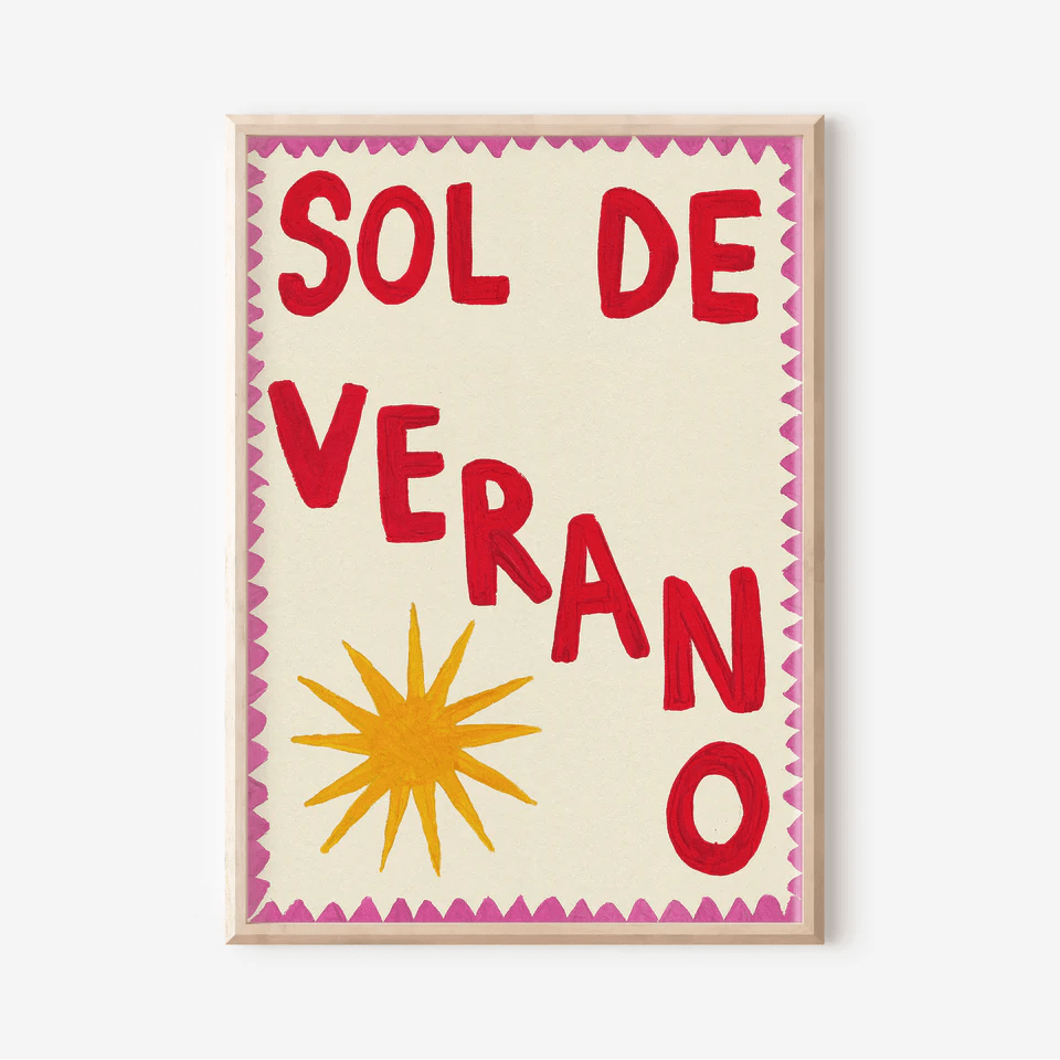 SOL DE VERRANO | PRINT BY PROPER GOOD - OTHERLETTERS