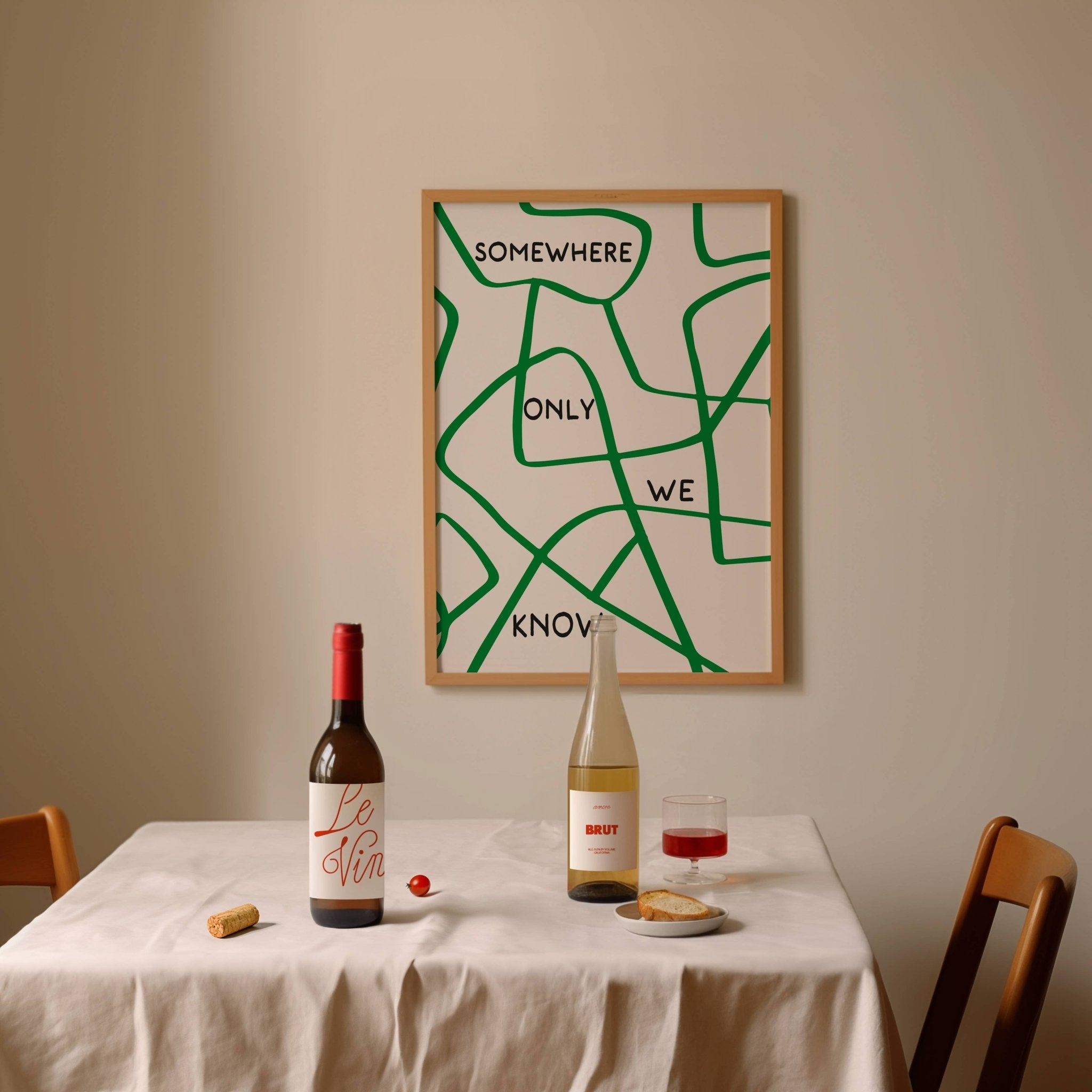 SOMEWHERE ONLY WE KNOW A4 PRINT | FANCLUB PRINTS - OTHERLETTERS