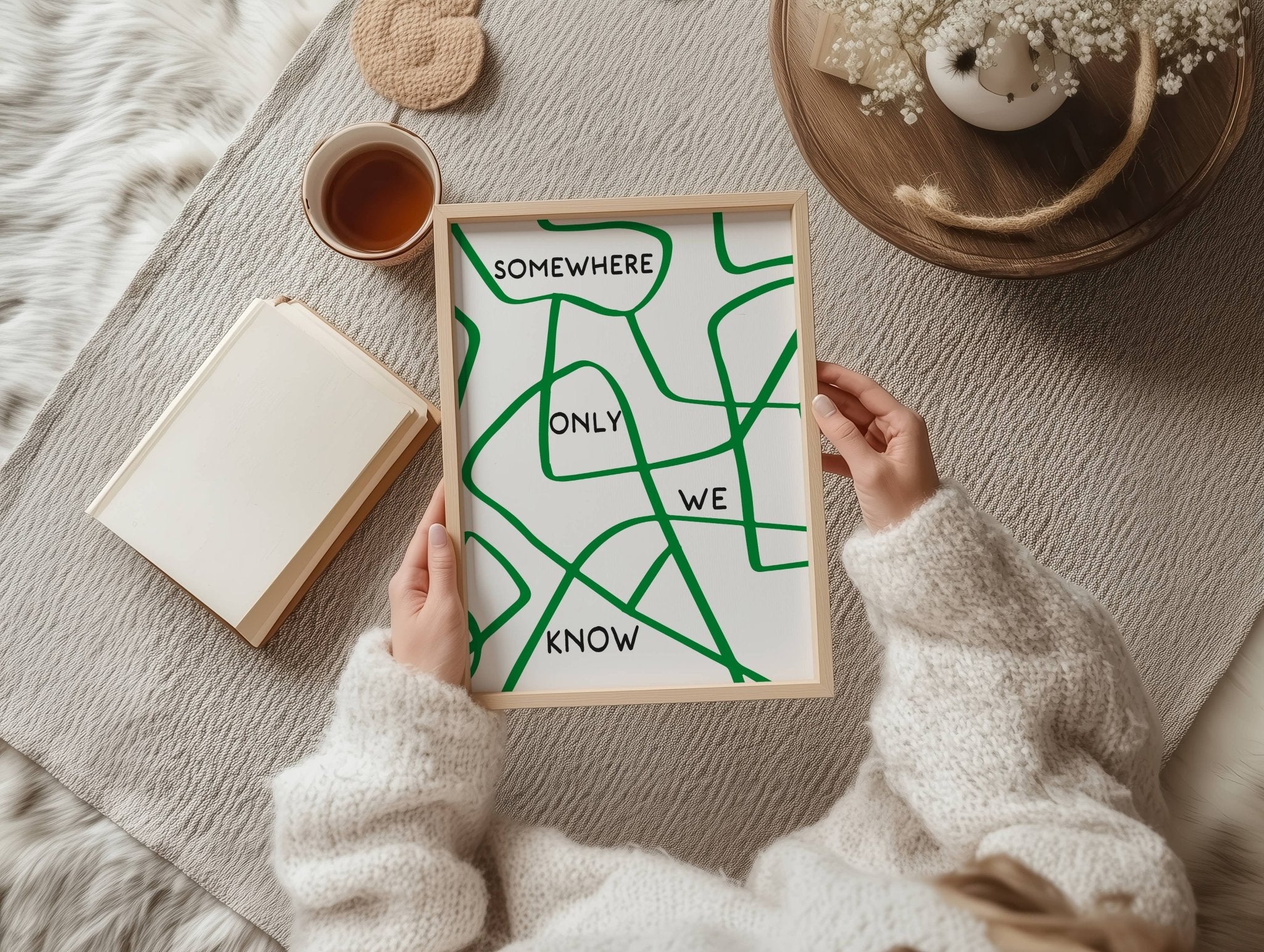 SOMEWHERE ONLY WE KNOW A4 PRINT | FANCLUB PRINTS - OTHERLETTERS