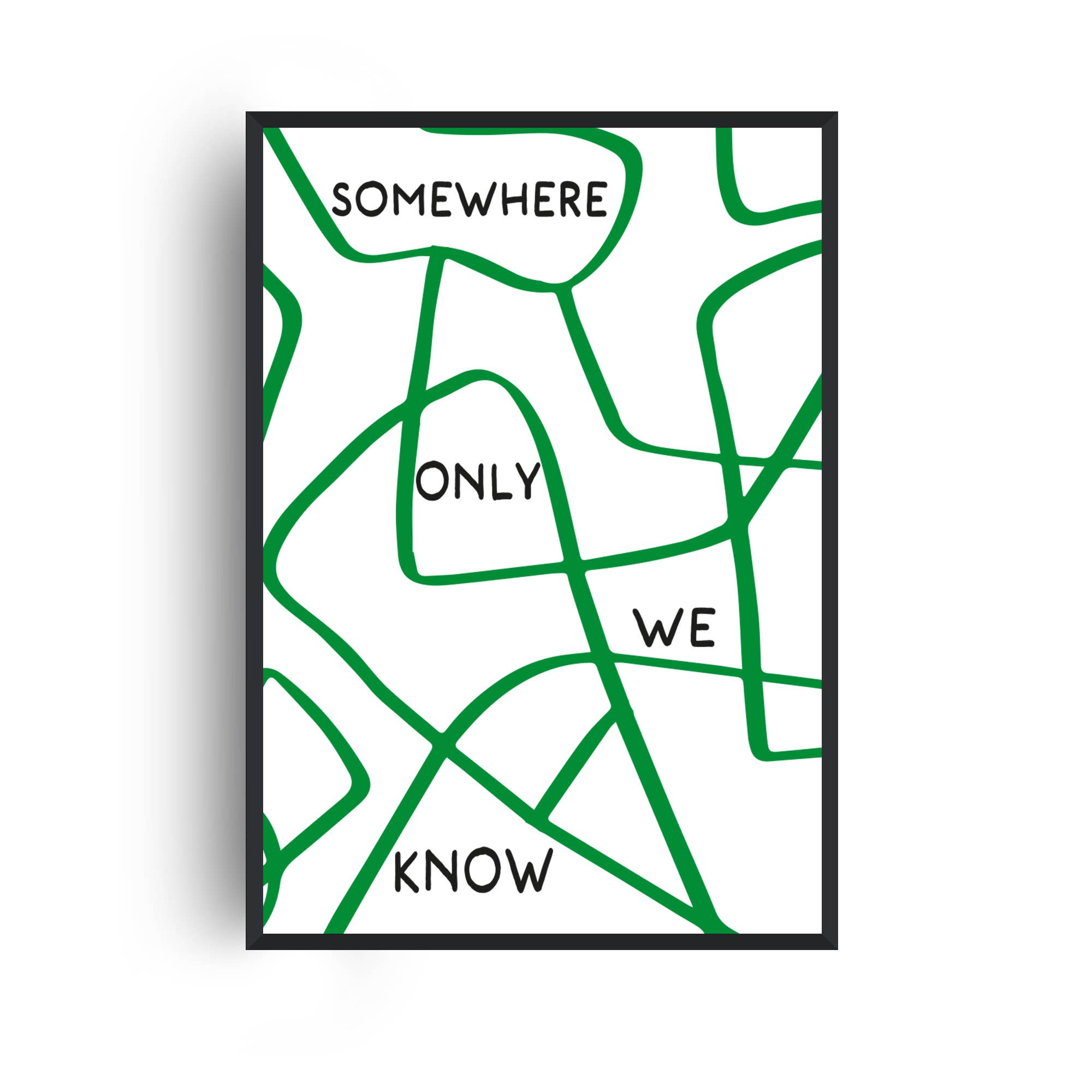 SOMEWHERE ONLY WE KNOW A4 PRINT | FANCLUB PRINTS - OTHERLETTERS